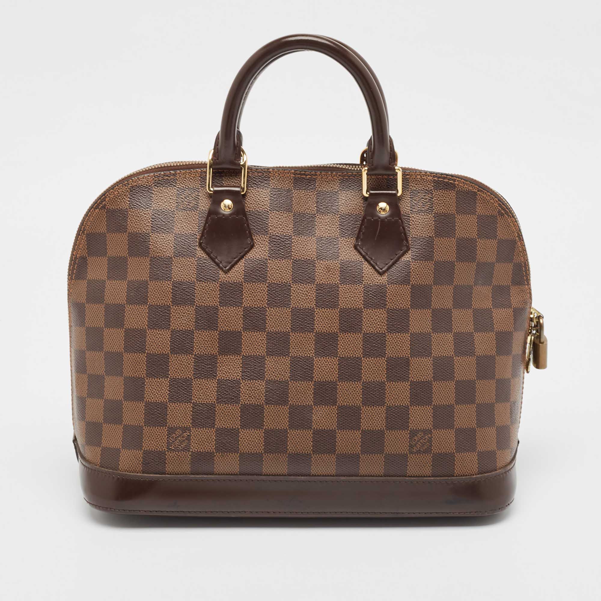 Louis Vuitton Damier Ebene Canvas Alma PM Bag