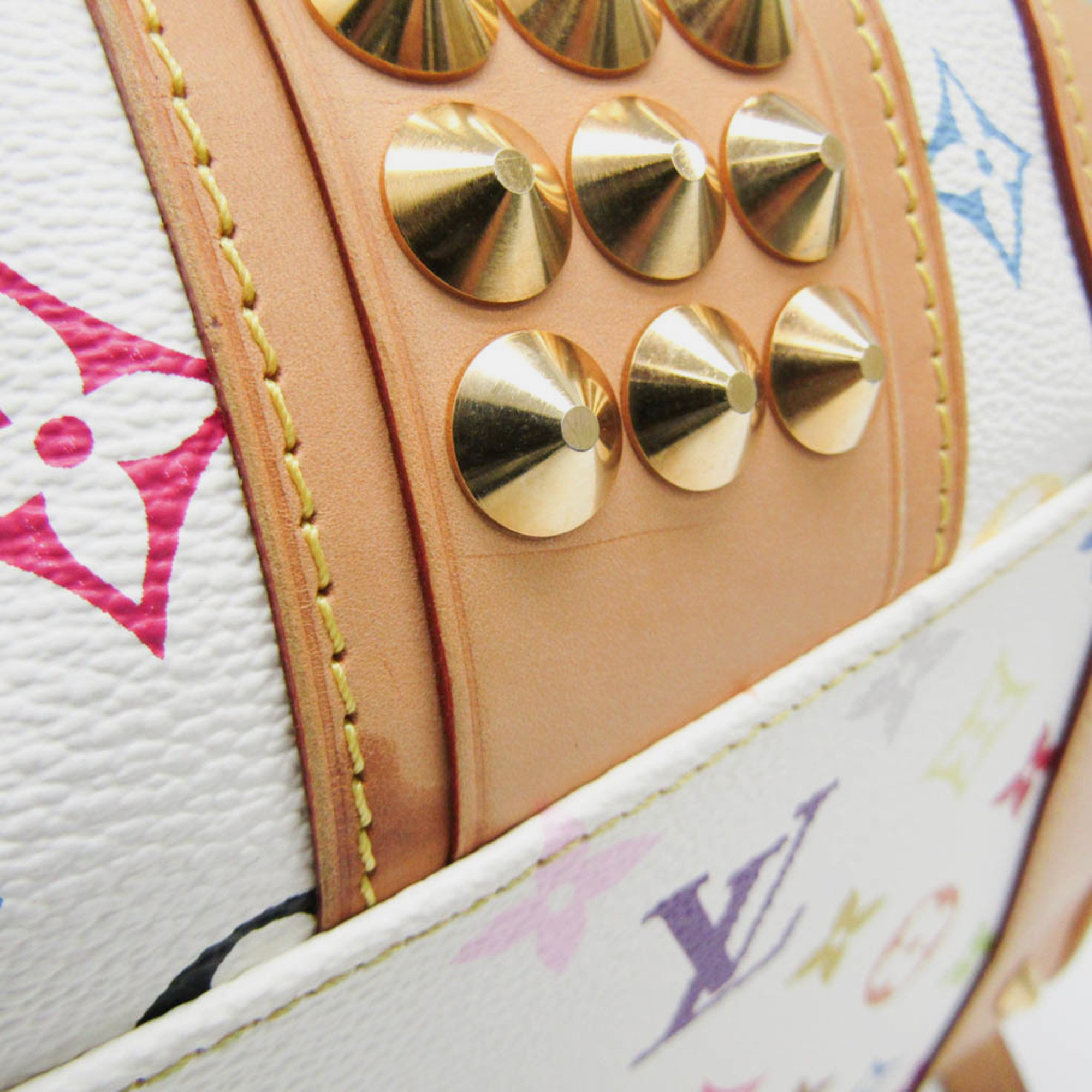 Louis Vuitton X Takashi Murakami Multicolor Coated Canvas Monogram  Courtney MM Satchel Bag