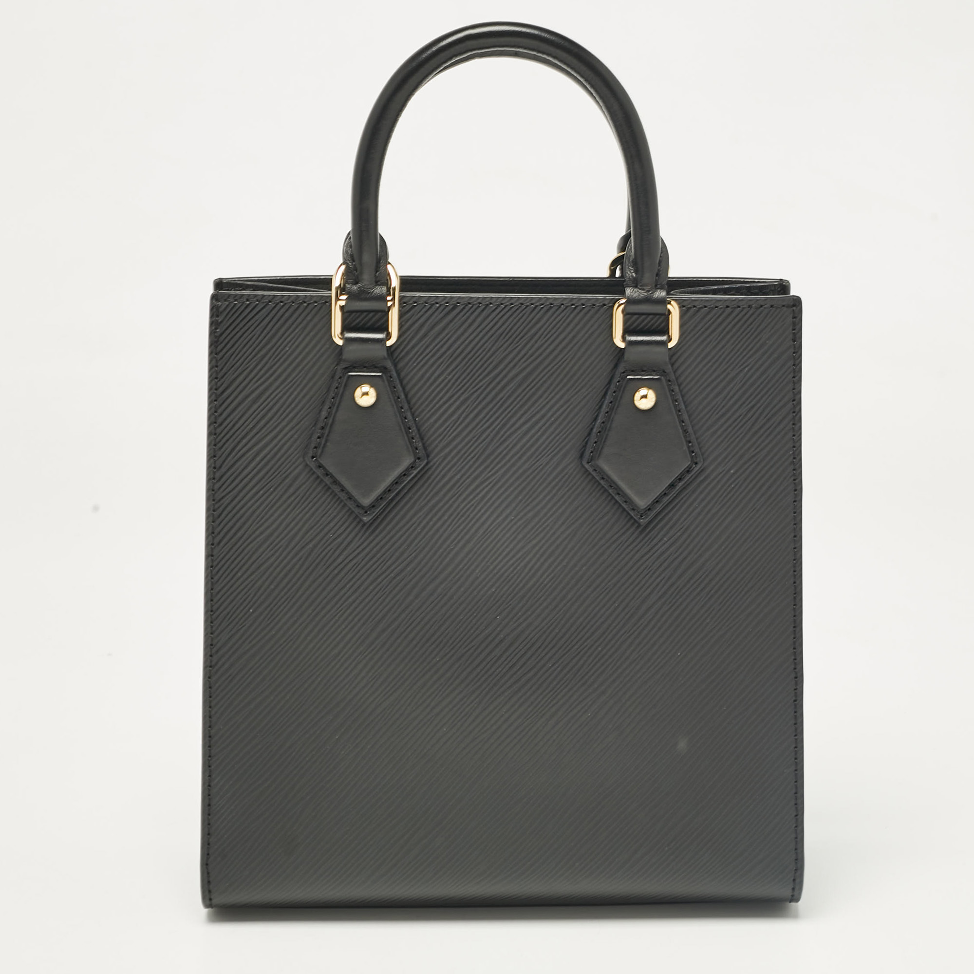 Louis Vuitton Black Epi Leather Sac Plat BB Bag