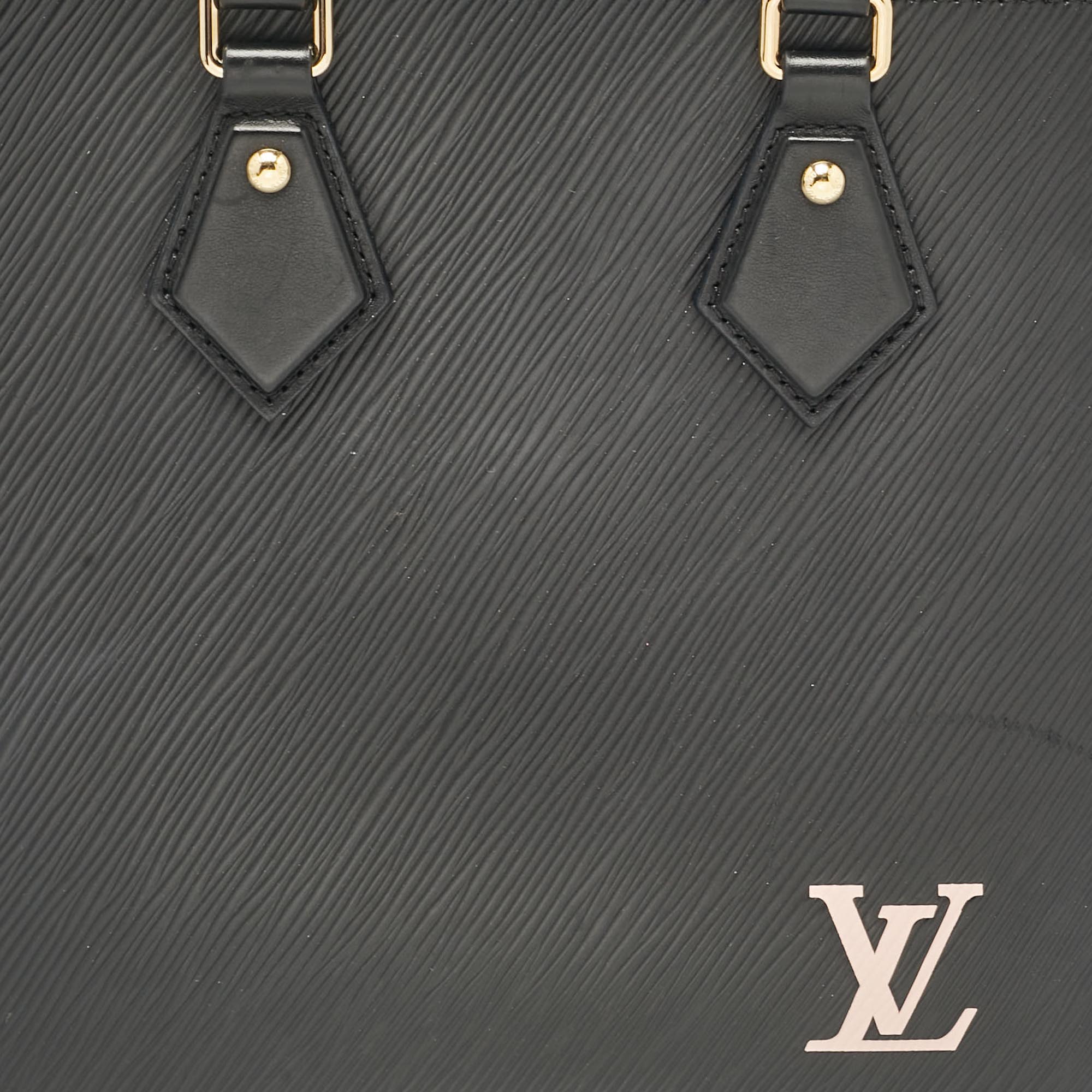 Louis Vuitton Black Epi Leather Sac Plat BB Bag