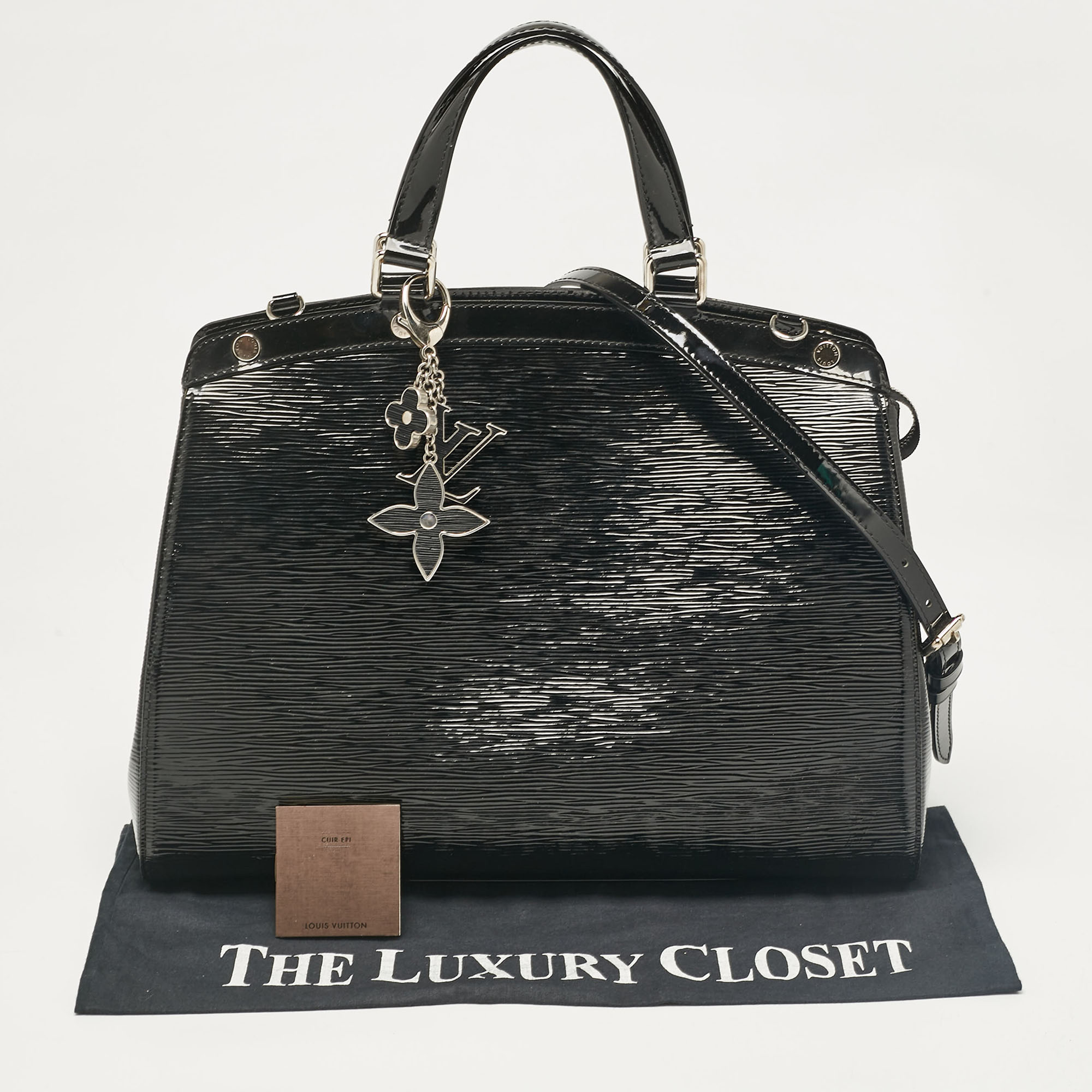 Louis Vuitton Black Electric Epi Leather Brea GM Bag