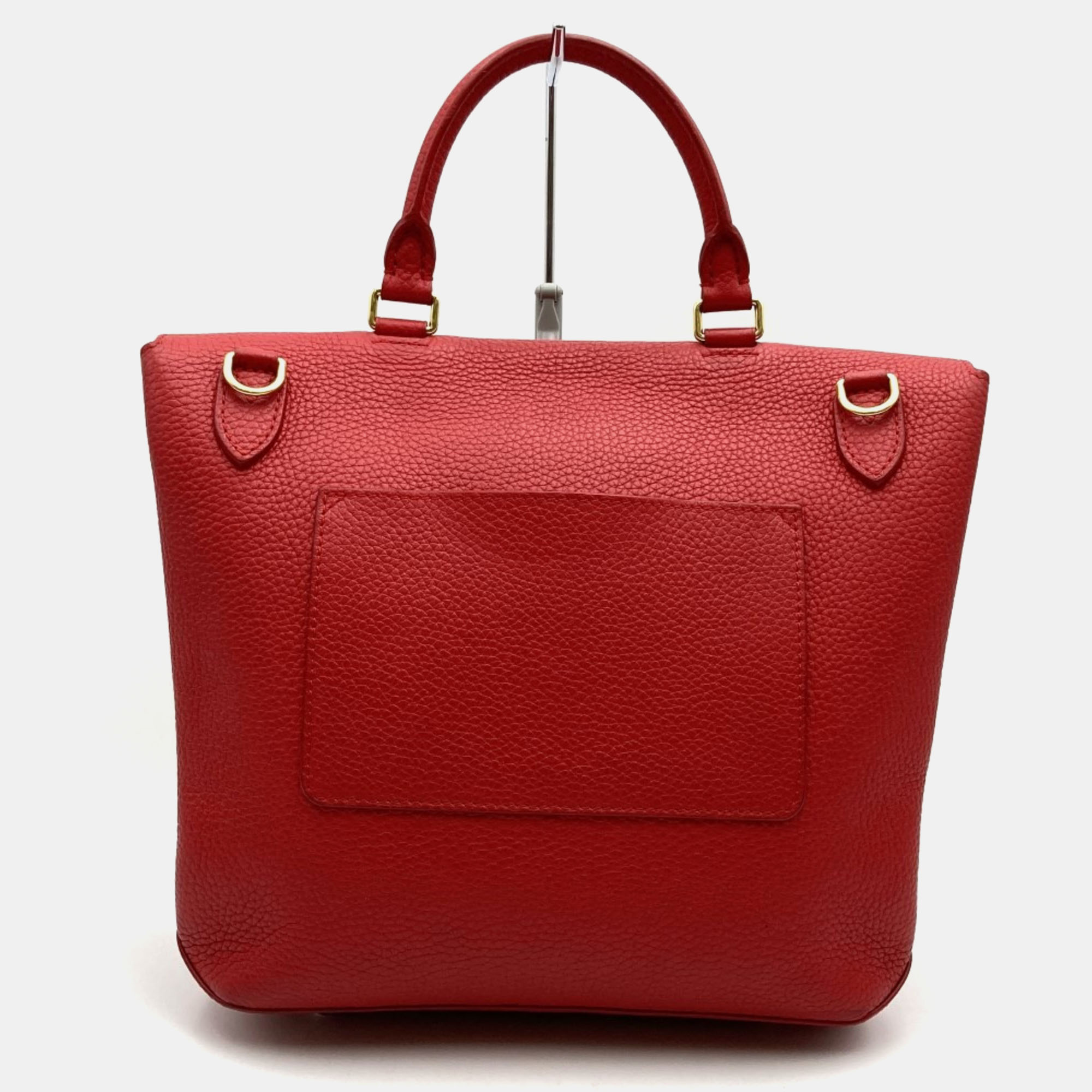 Louis Vuitton Red Leather Volta Top Handle Bag