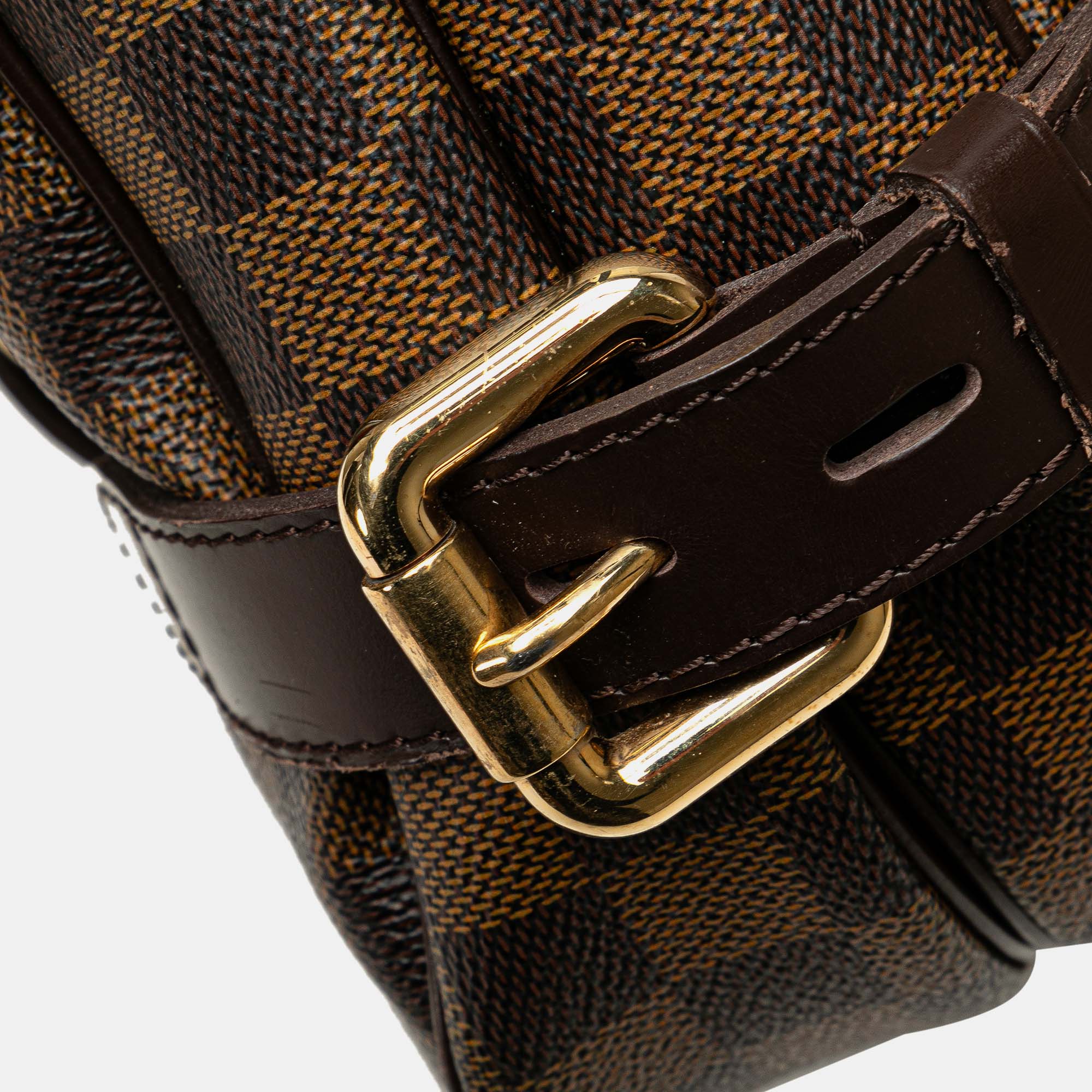 Louis Vuitton Brown Canvas Damier Ebene Highbury Bag