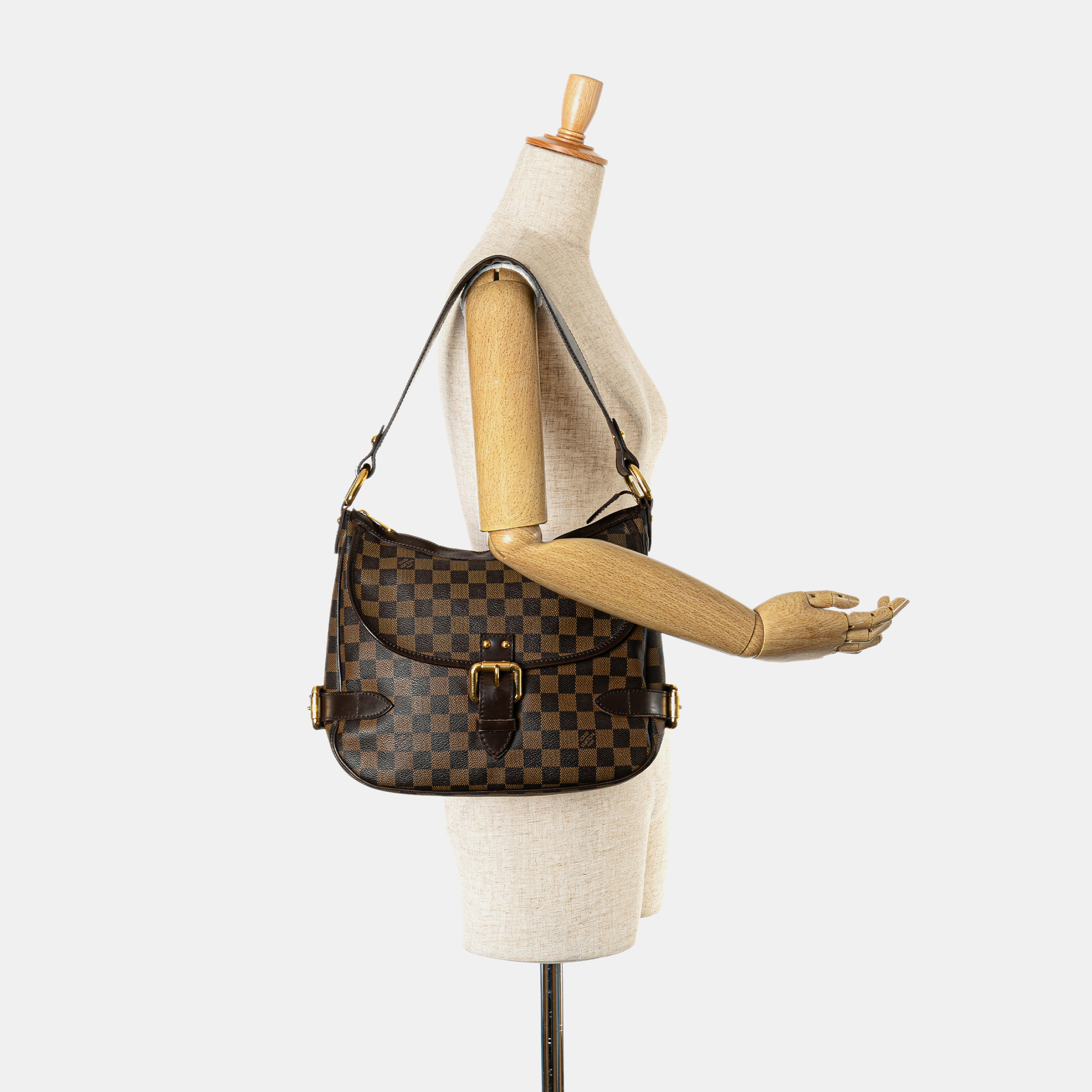 Louis Vuitton Brown Canvas Damier Ebene Highbury Bag