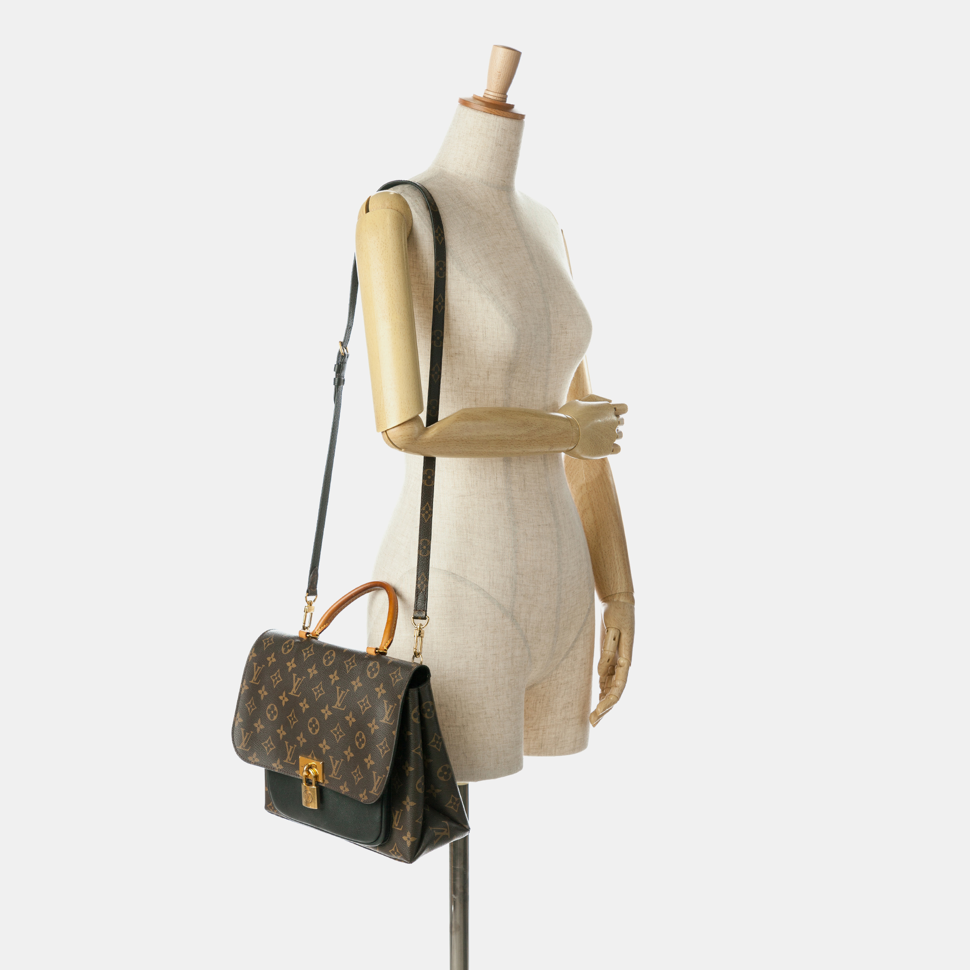 Louis Vuitton Brown Canvas Monogram Marignan Bag