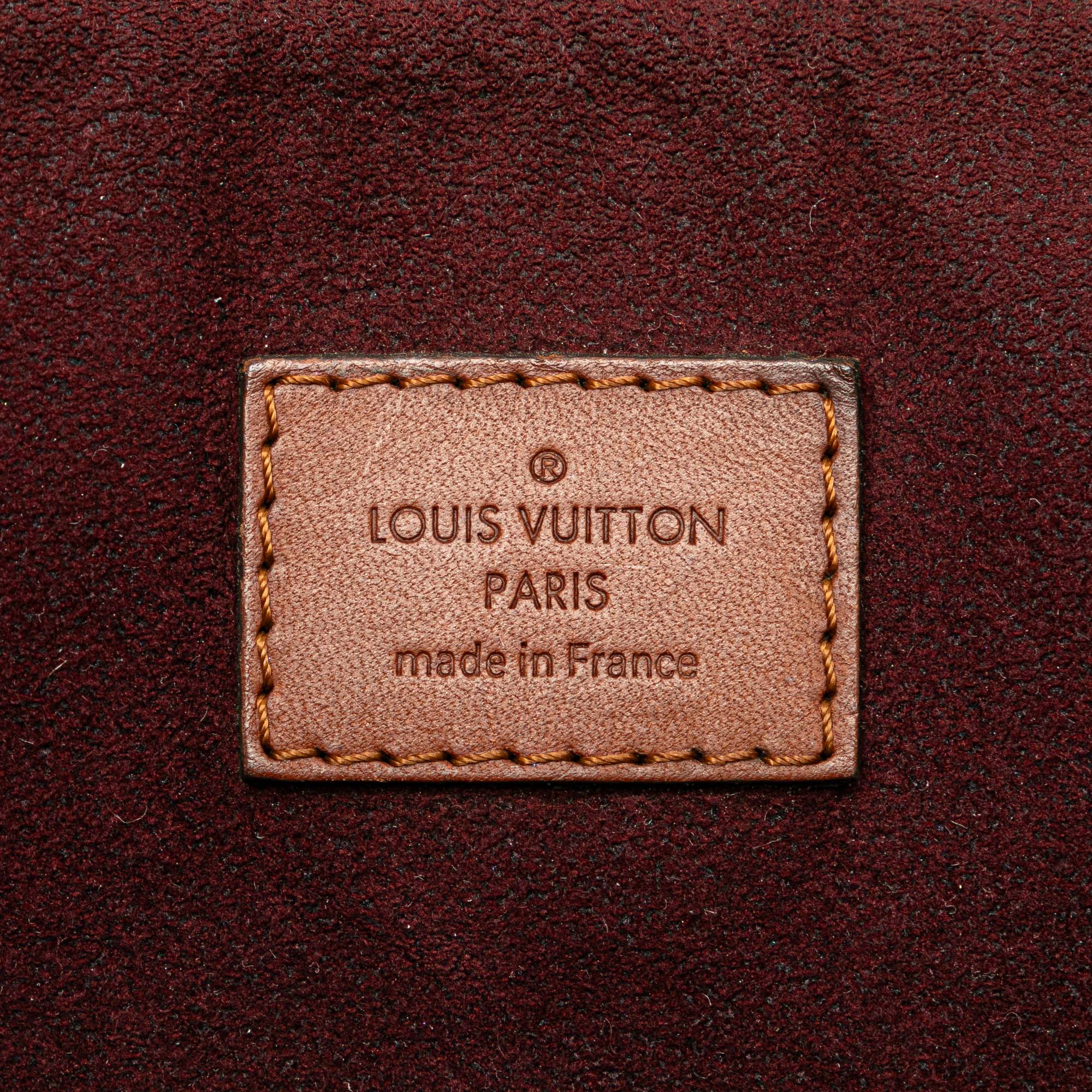 Louis Vuitton Brown Canvas Damier Ebene Belmont MM Bag