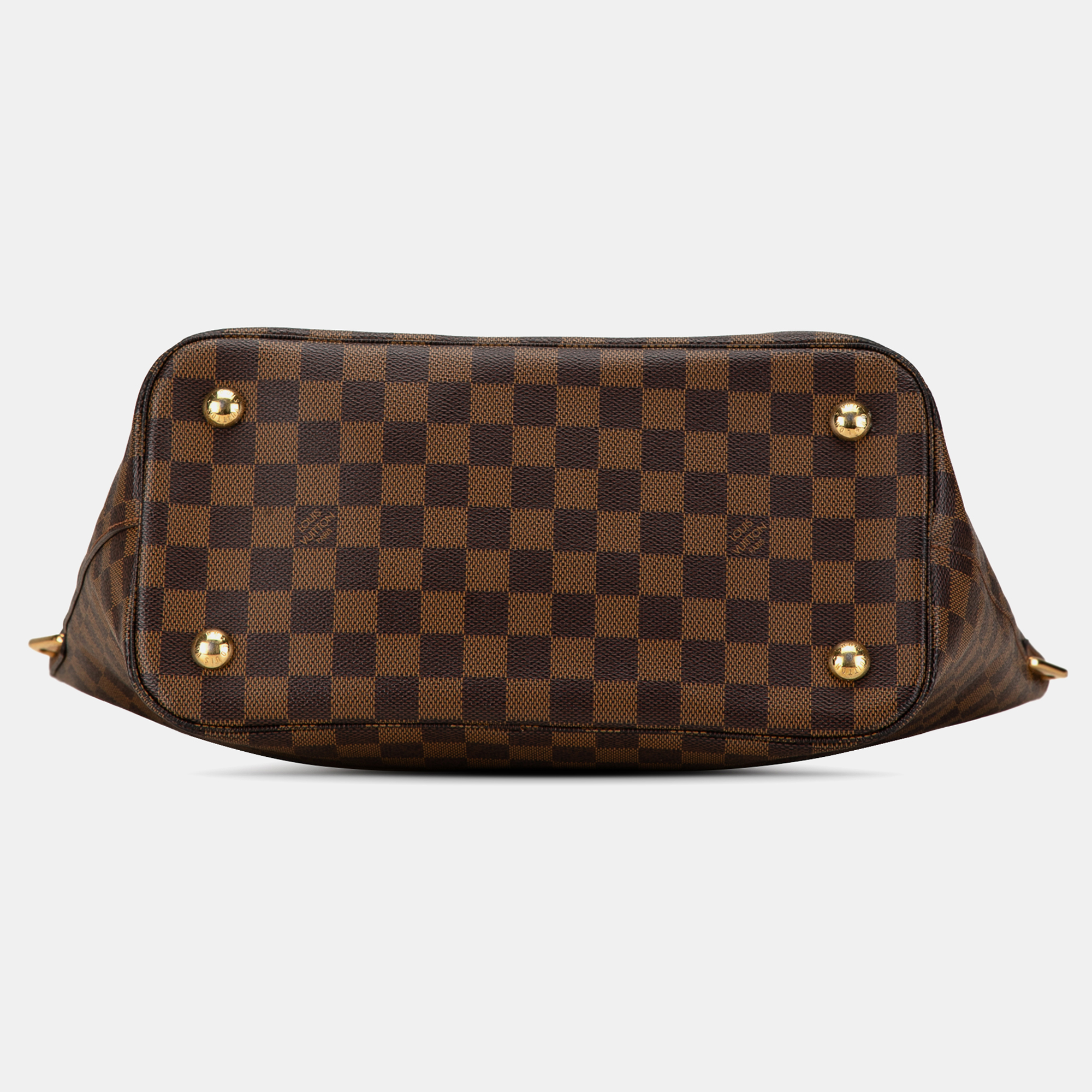 Louis Vuitton Brown Canvas Damier Ebene Belmont MM Bag