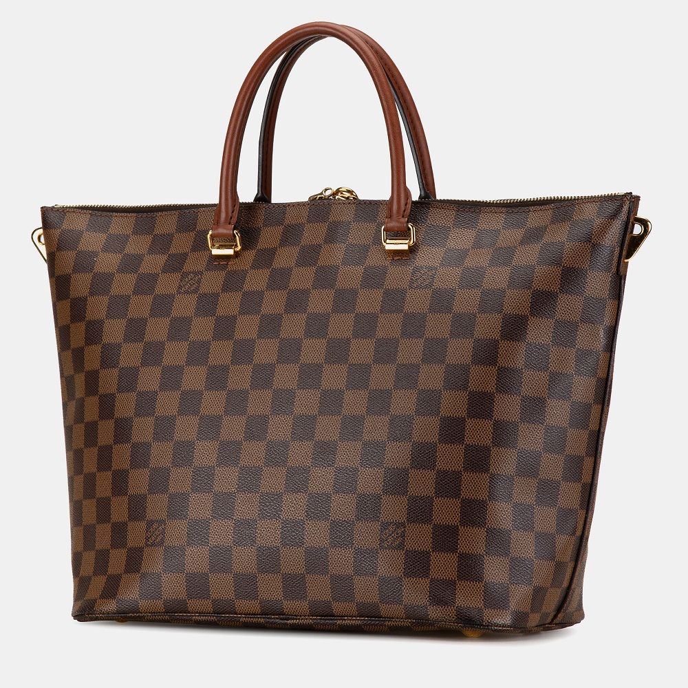 Louis Vuitton Brown Canvas Damier Ebene Belmont MM Bag