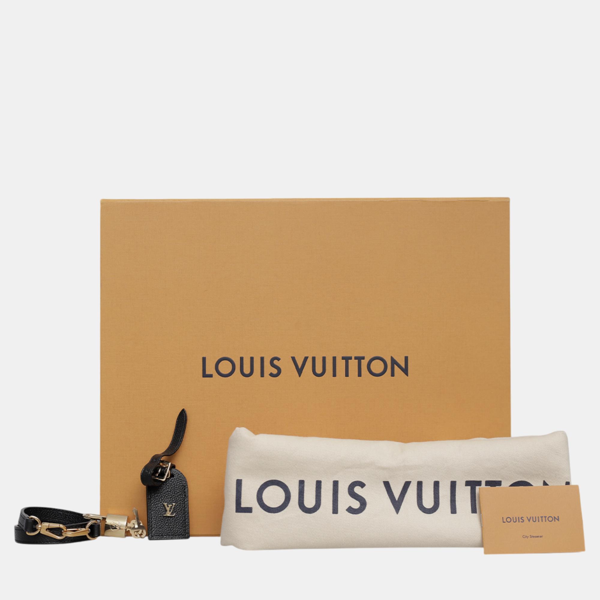 Louis Vuitton Tricolour Taurillon City Steamer MM Satchel Bag