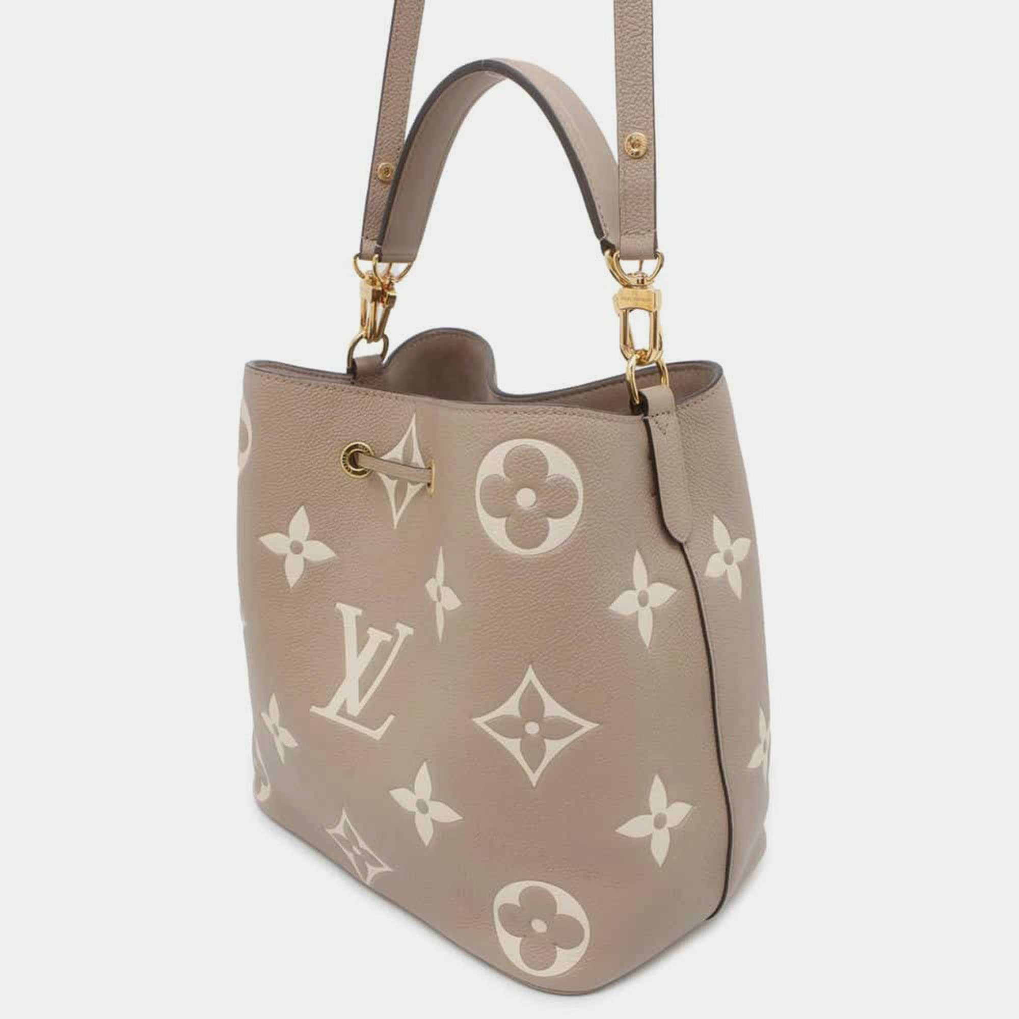 Louis Vuitton Tourterelle/Claim Monogram Empreinte Leather Neonoe MM