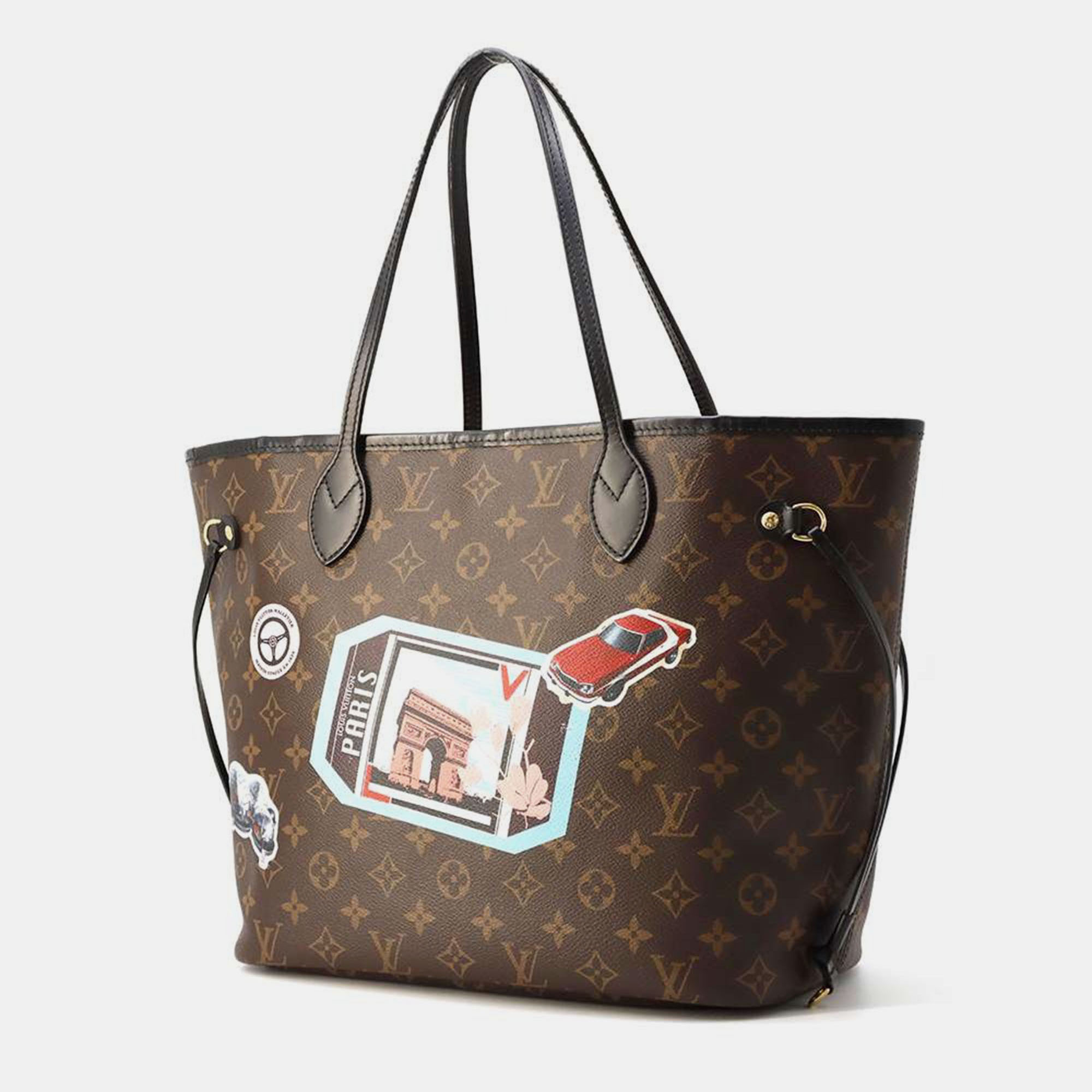 Louis Vuitton Red Monogram Neverfull Size MM