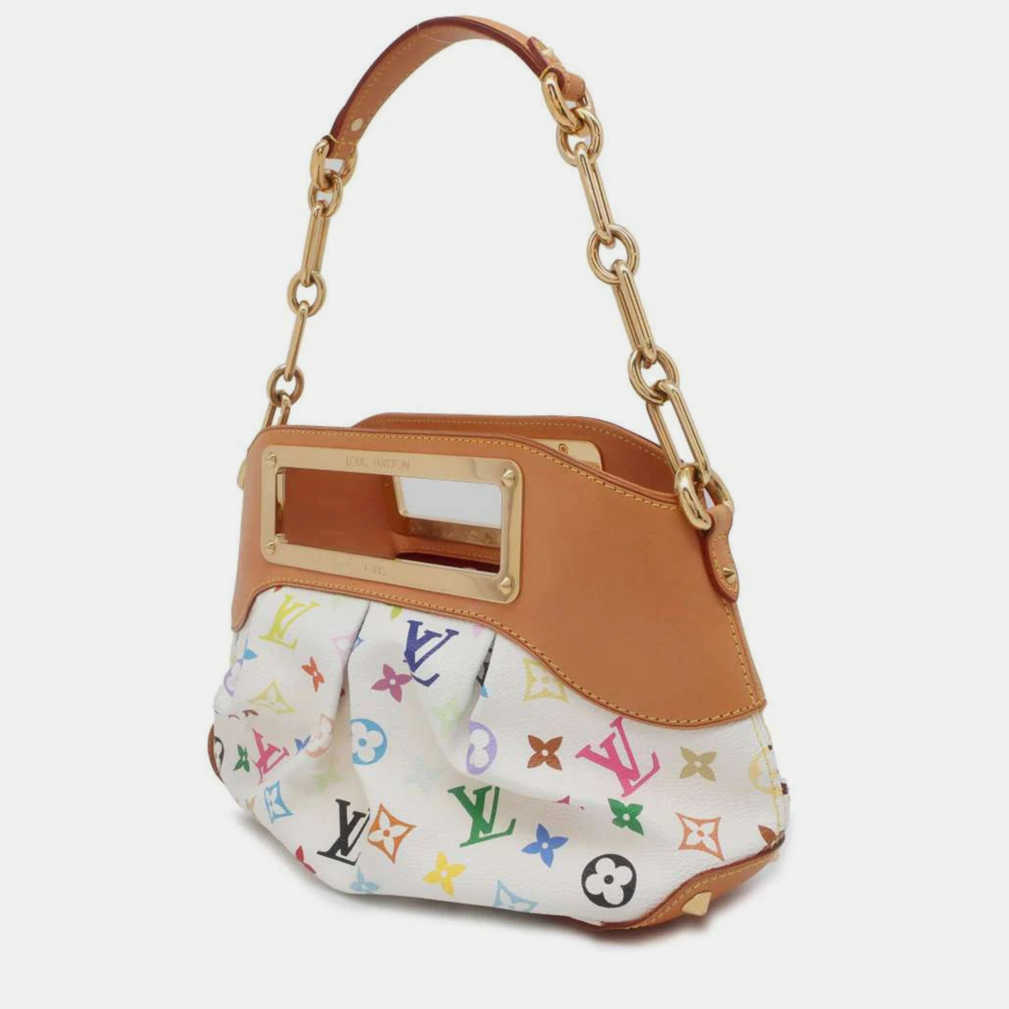 Louis Vuitton Blanc Monogram Multicolor Judy GM