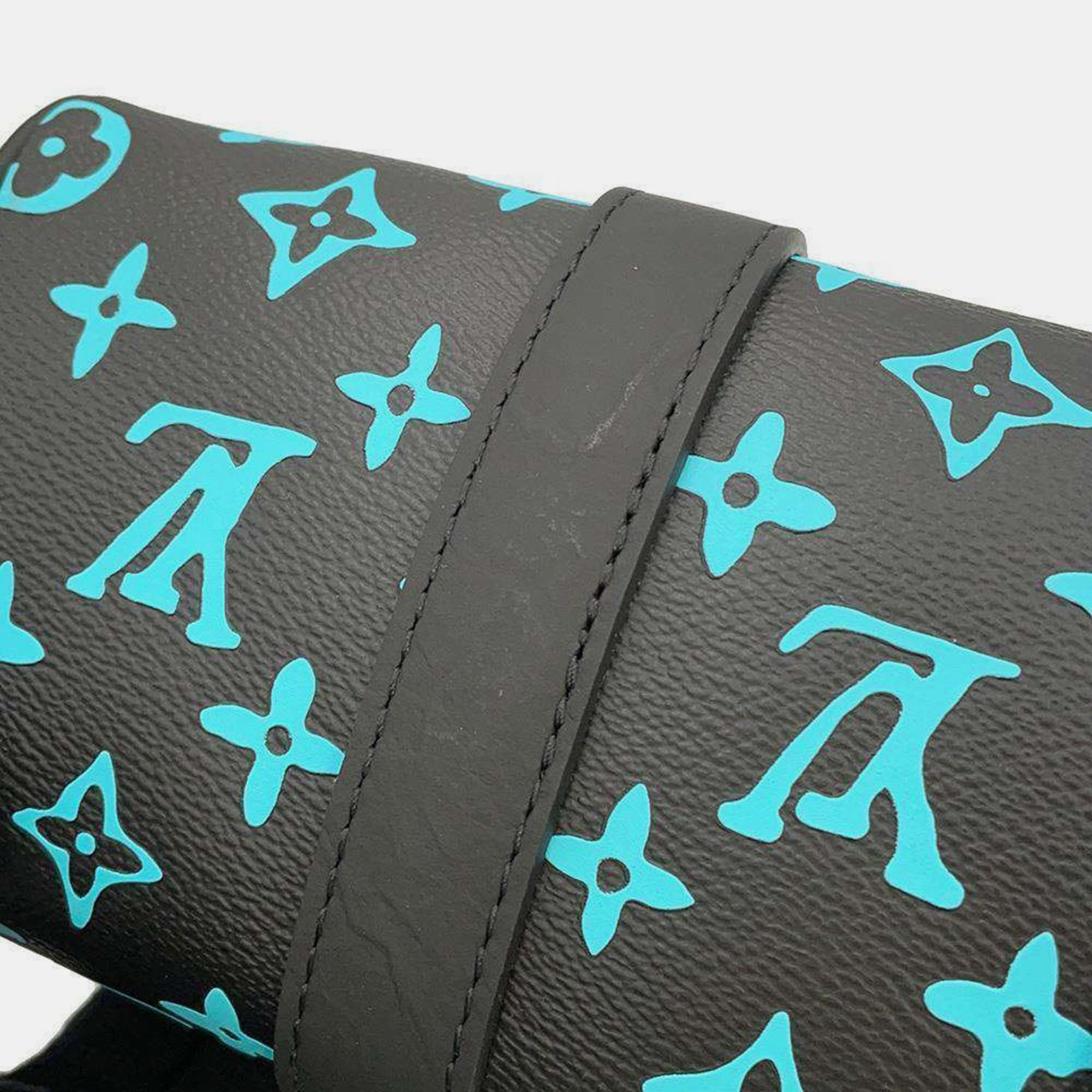 Louis Vuitton Keepall Noir/Blue Monogram Playground Size 25