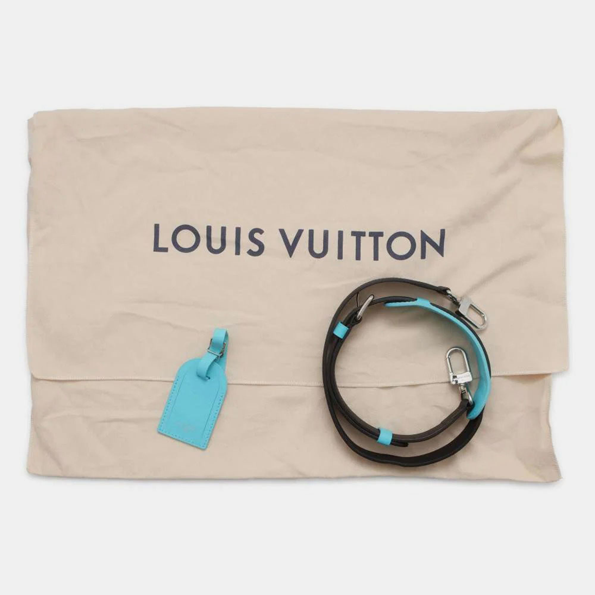 Louis Vuitton Keepall Noir/Blue Monogram Playground Size 25