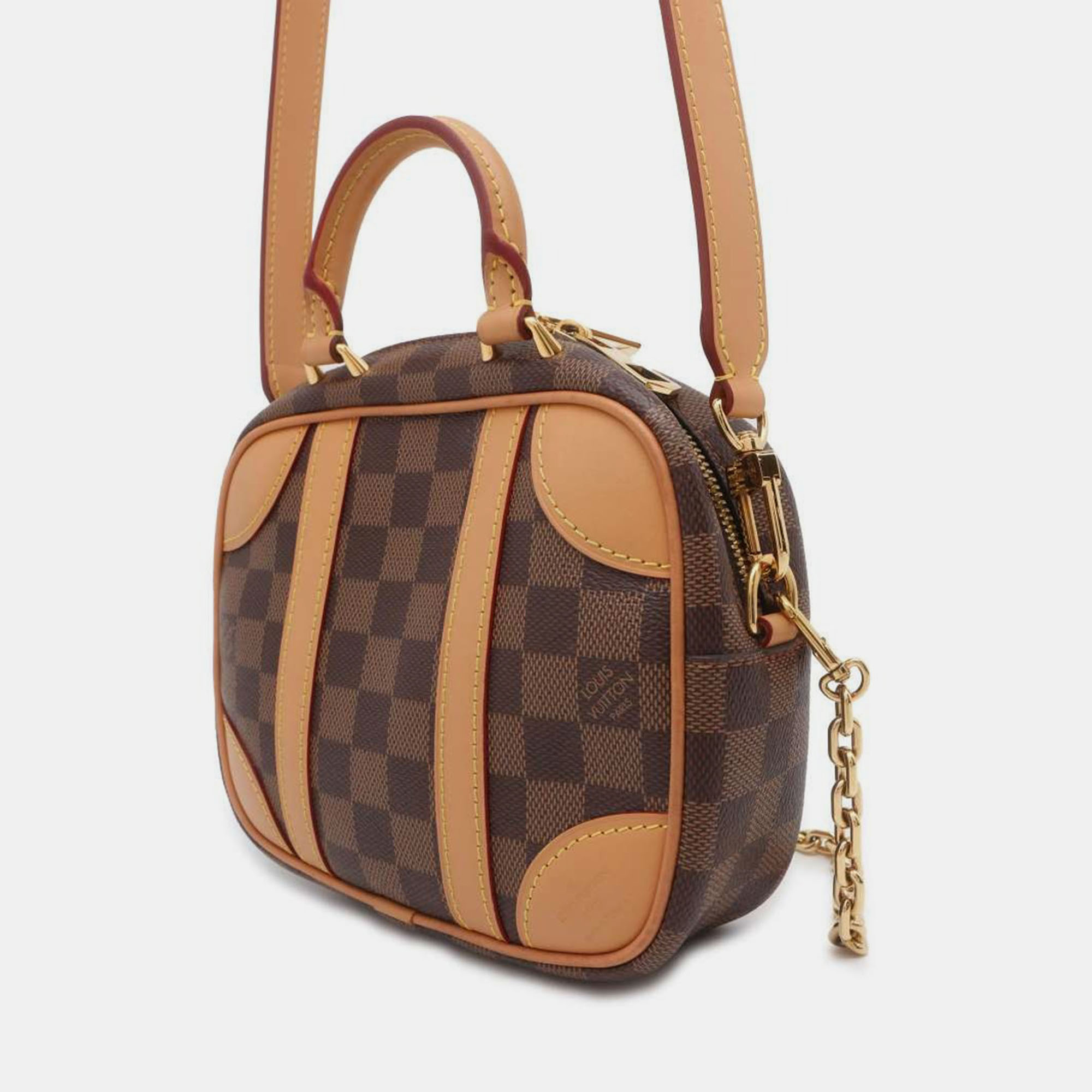 Louis Vuitton Valaisette Brown Damier Ebene Canvas Size BB