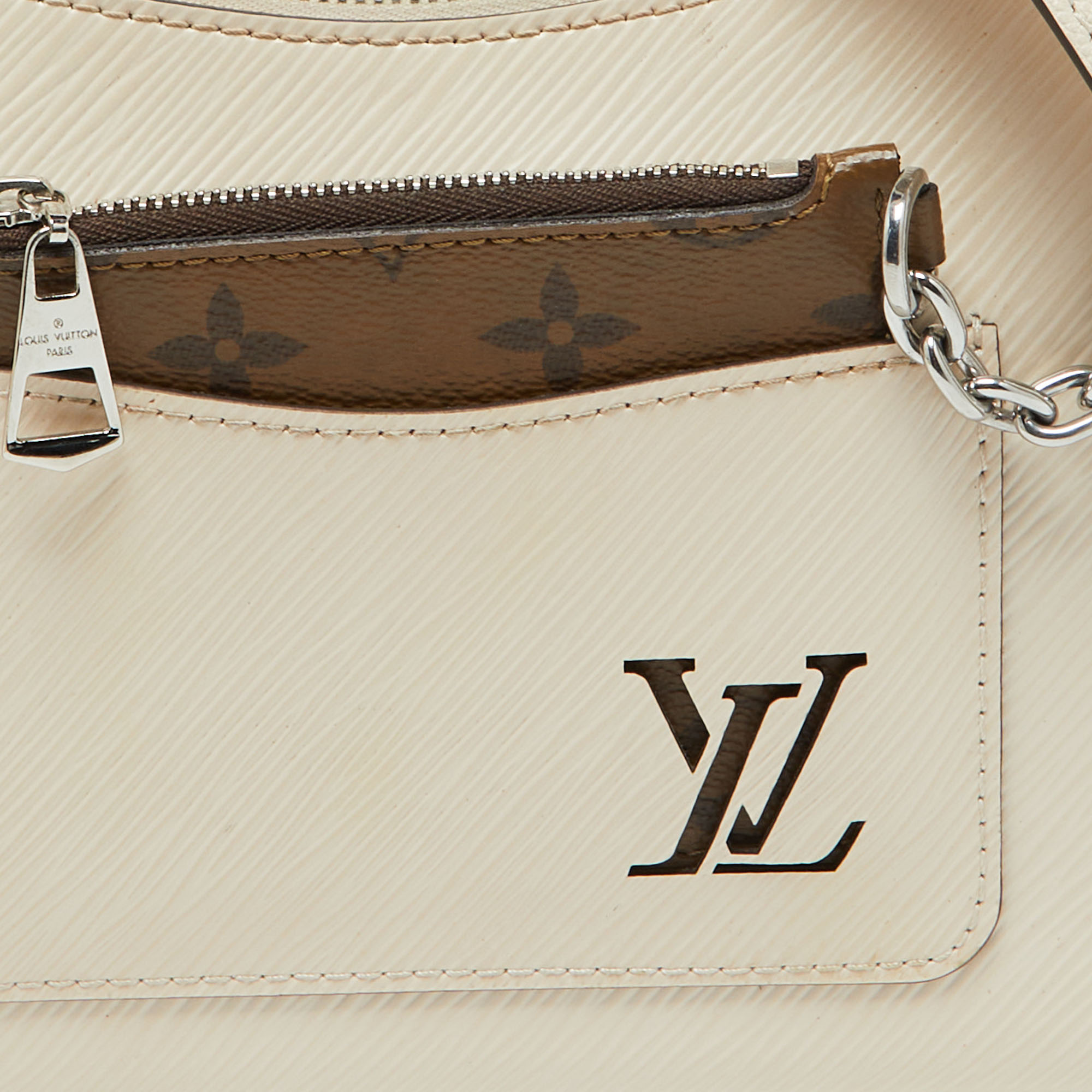 Louis Vuitton Cream EPI Leather Marelle Bag