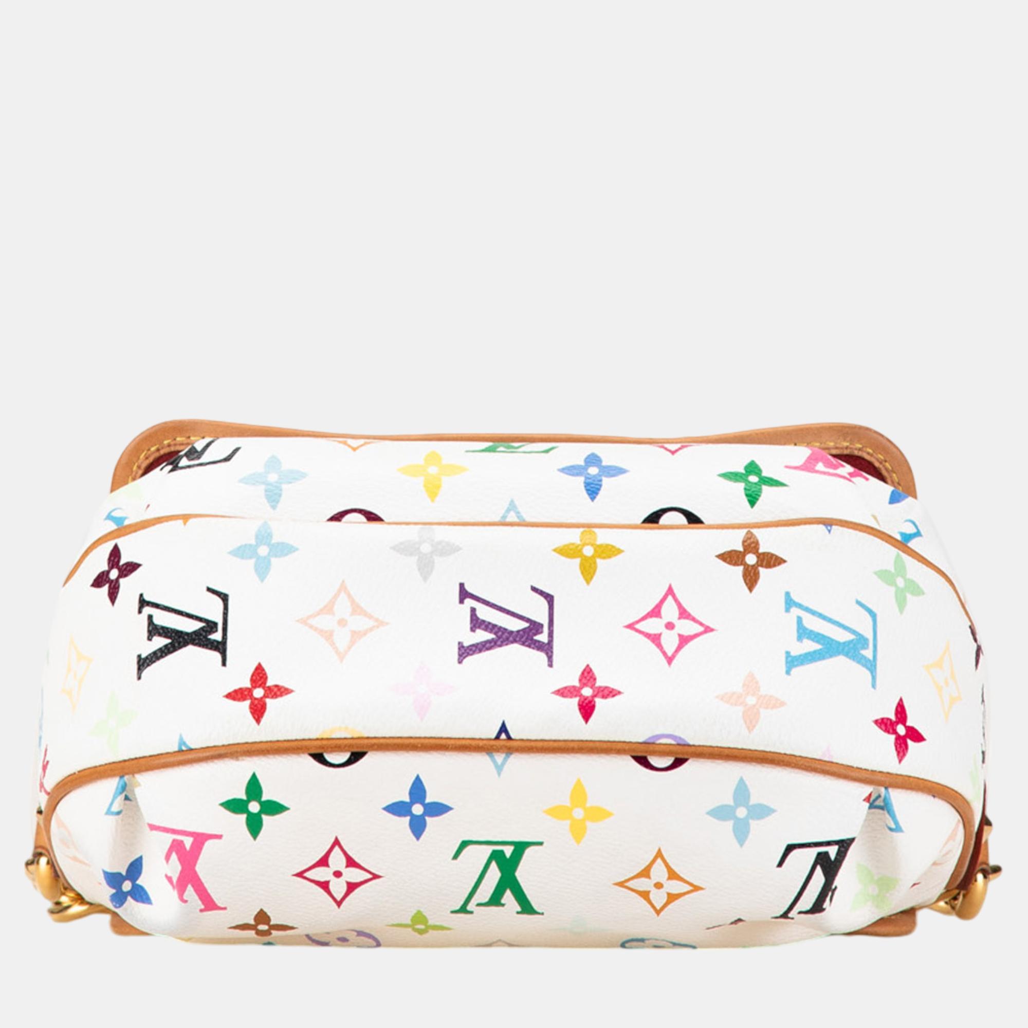 Louis Vuitton White Multicolore Canvas Monogram Multicolore Patti Bag