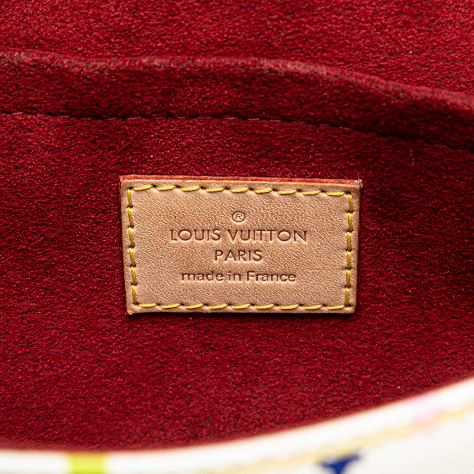 Louis Vuitton White Multicolore Canvas Monogram Multicolore Patti Bag