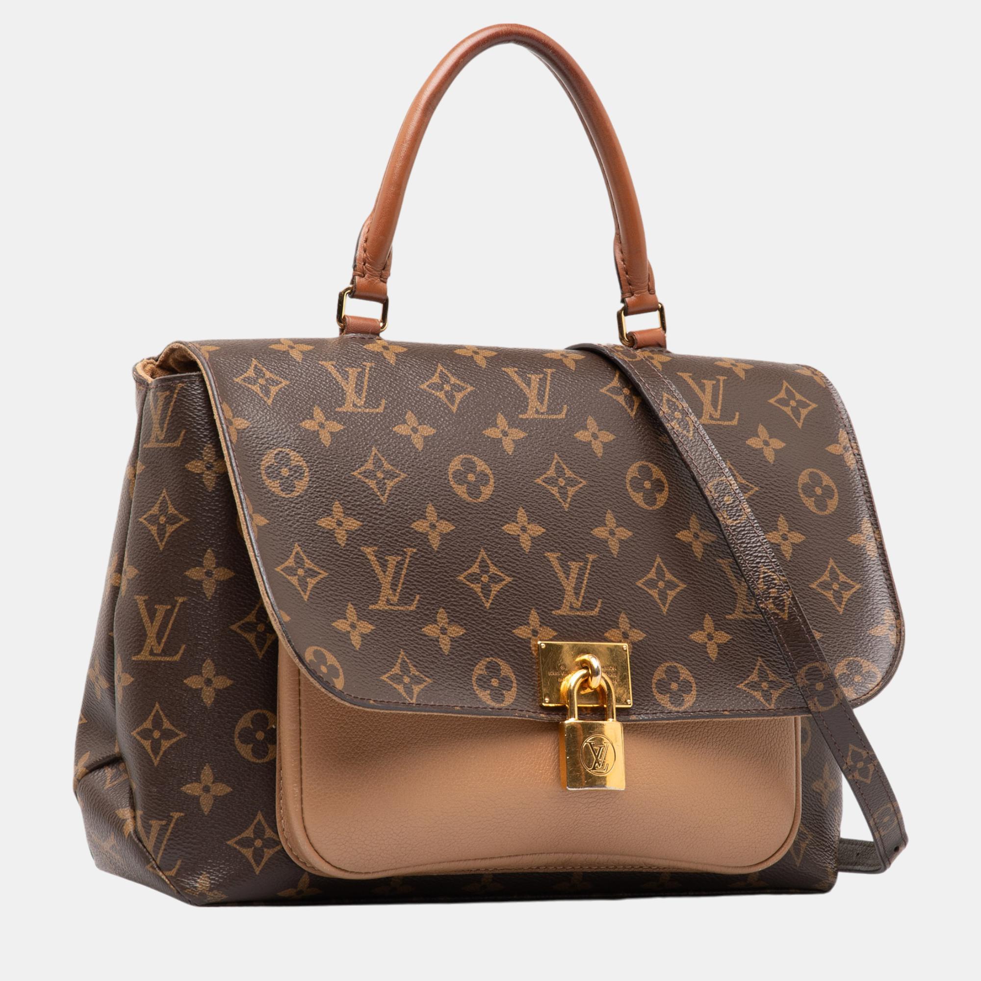 Louis Vuitton Brown/Pink Monogram Marignan