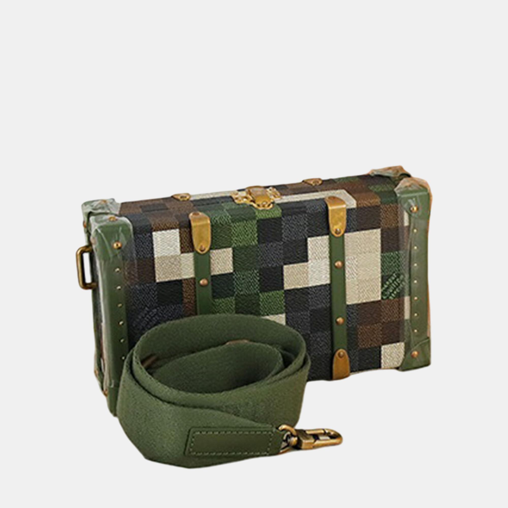 Louis Vuitton Green Damoflage Wallet Trunk Bag