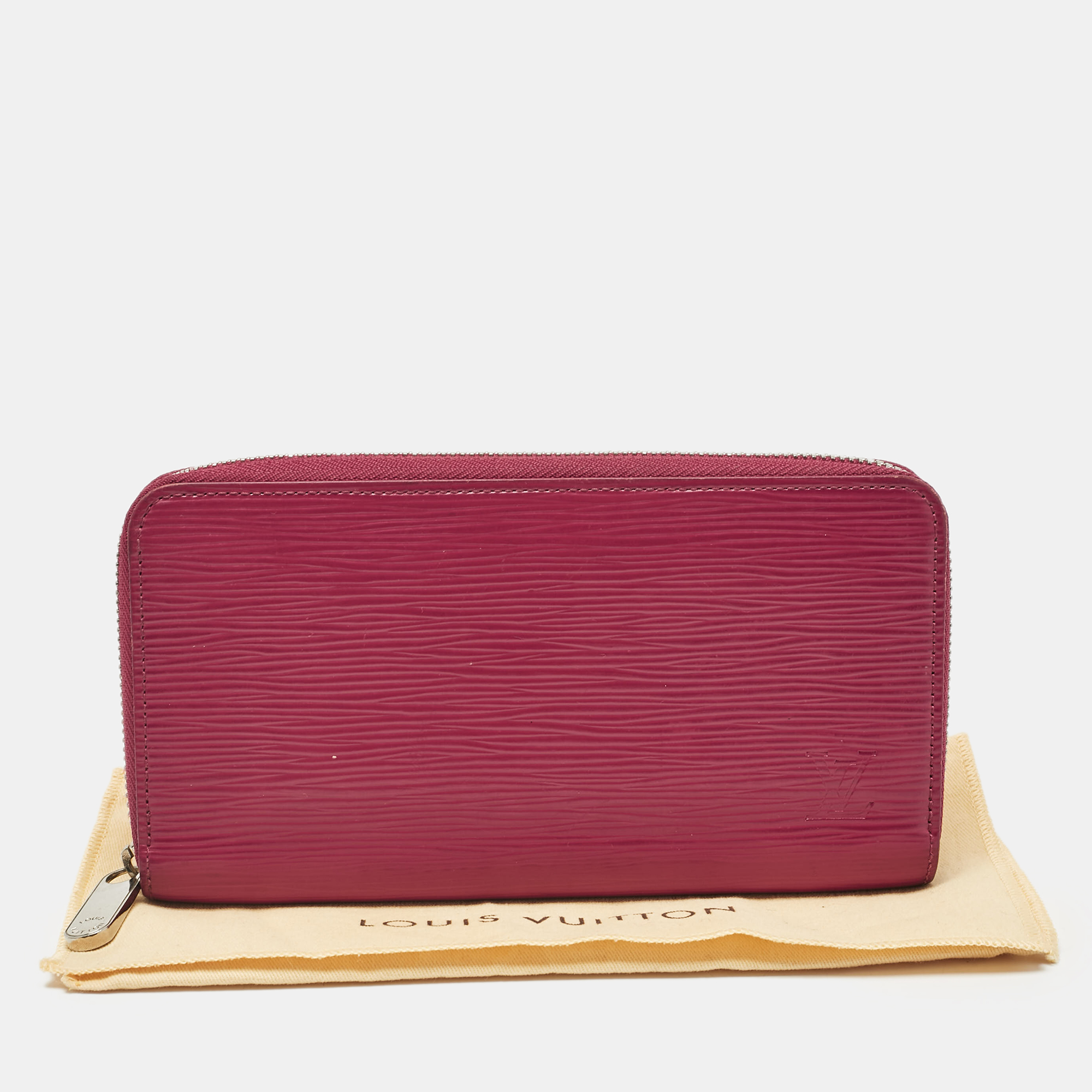 Louis Vuitton Fuchsia Epi Leather Zippy Wallet