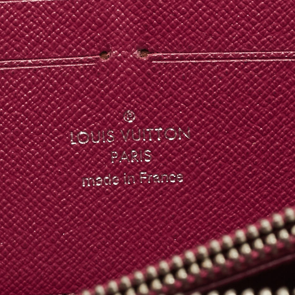 Louis Vuitton Fuchsia Epi Leather Zippy Wallet