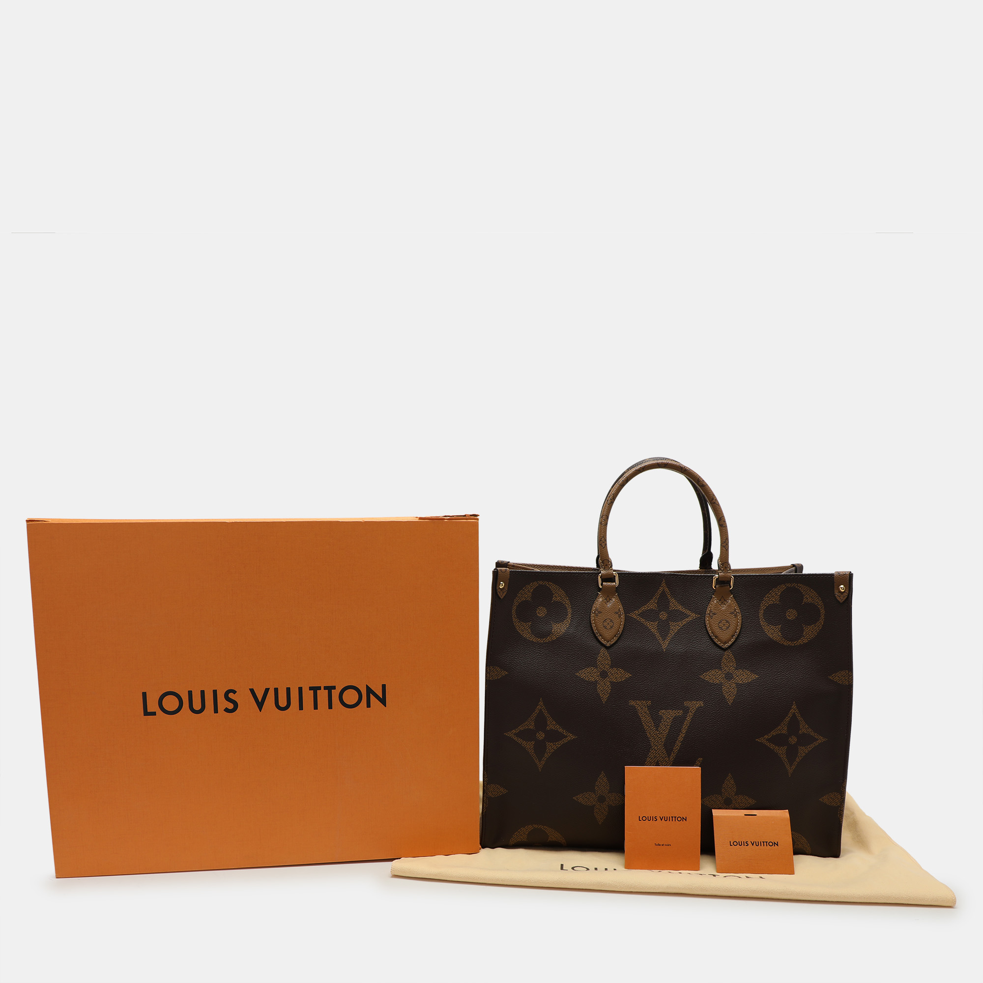 Louis Vuitton Reverse Monogram Canvas On The Go GM Bag