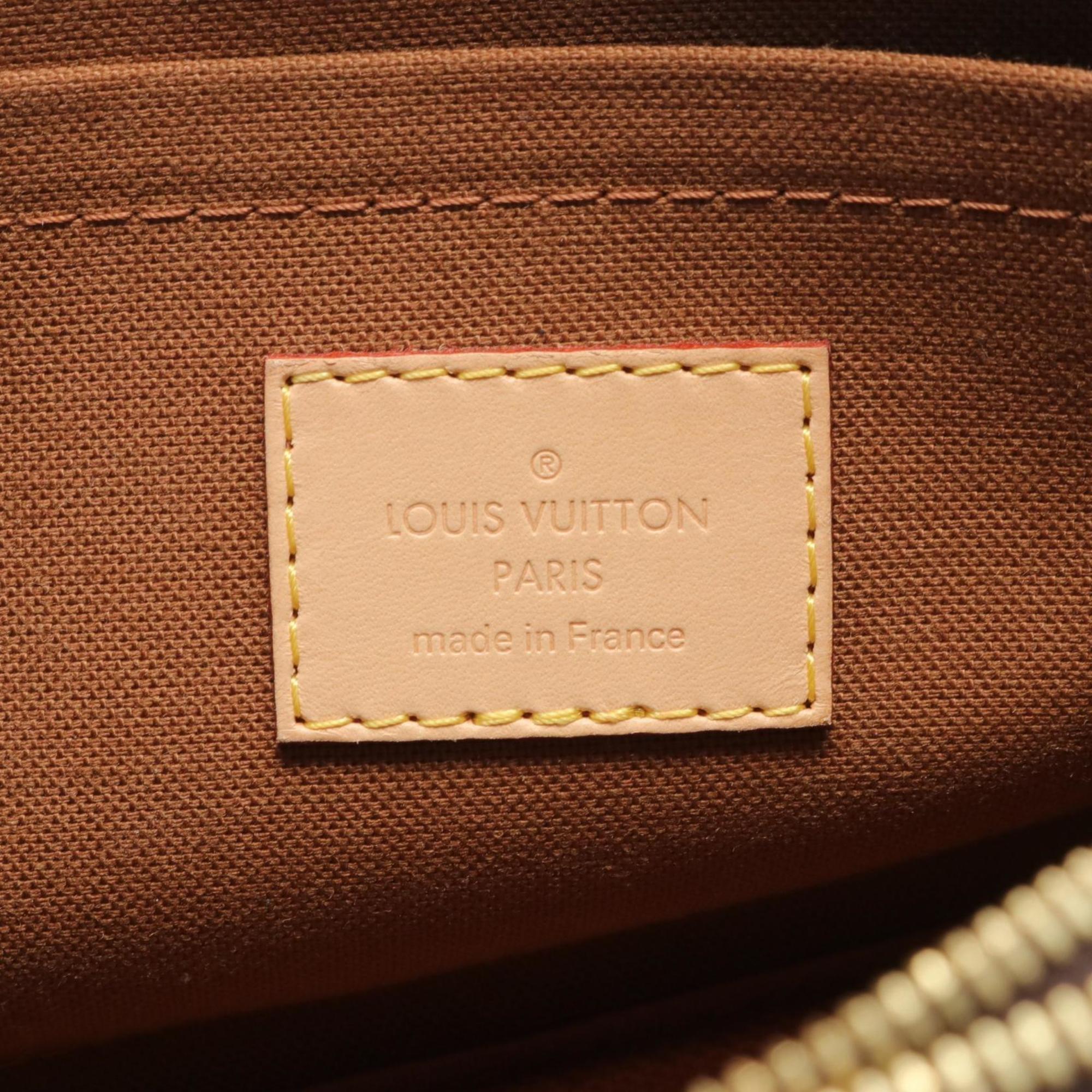 Louis Vuitton Coated Canvas Leather Monogram  Brown Pink Multi Pochette Accessoires Shoulder Bag