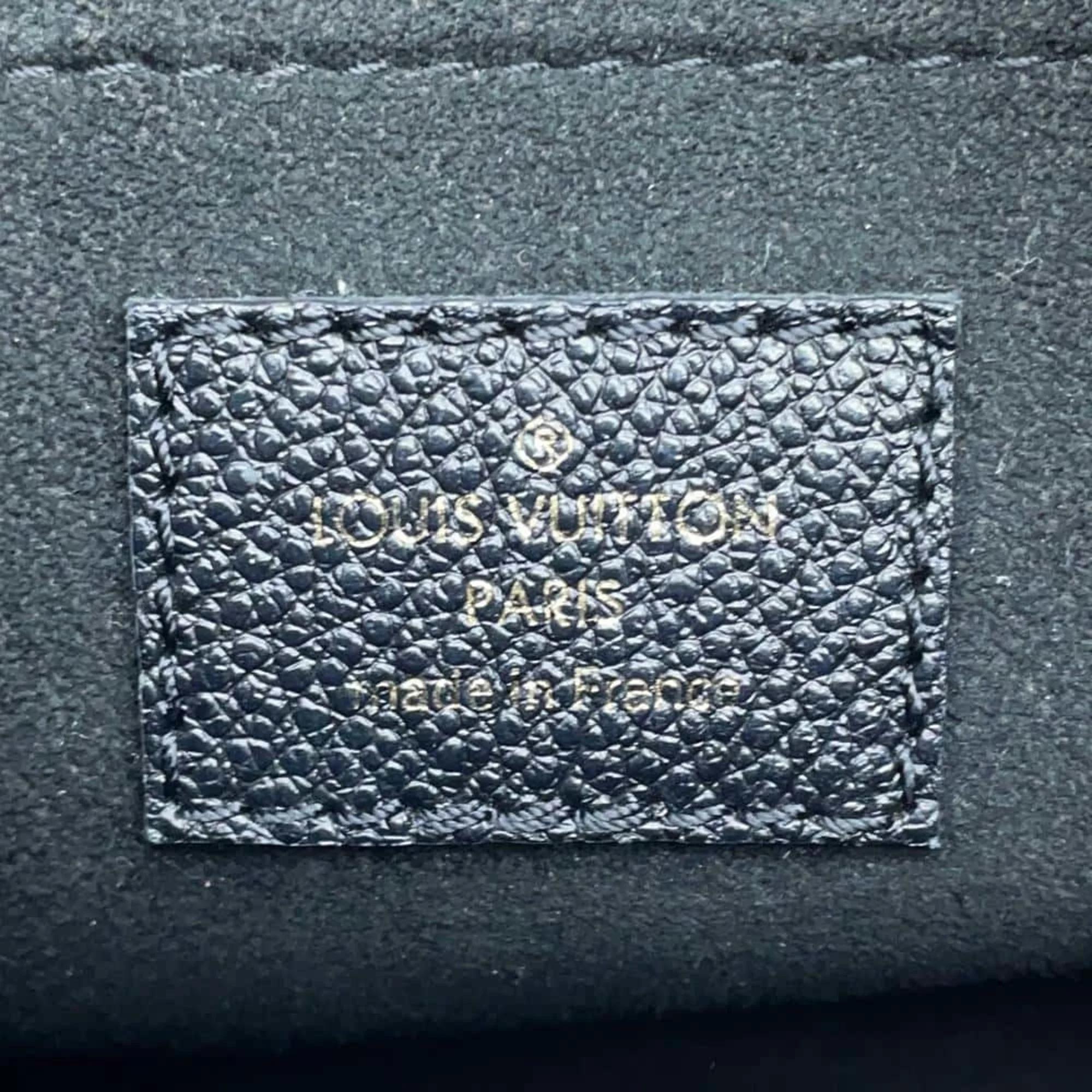 Louis Vuitton Black Monogram Empreinte Speedy Bandouliere 20 Bag