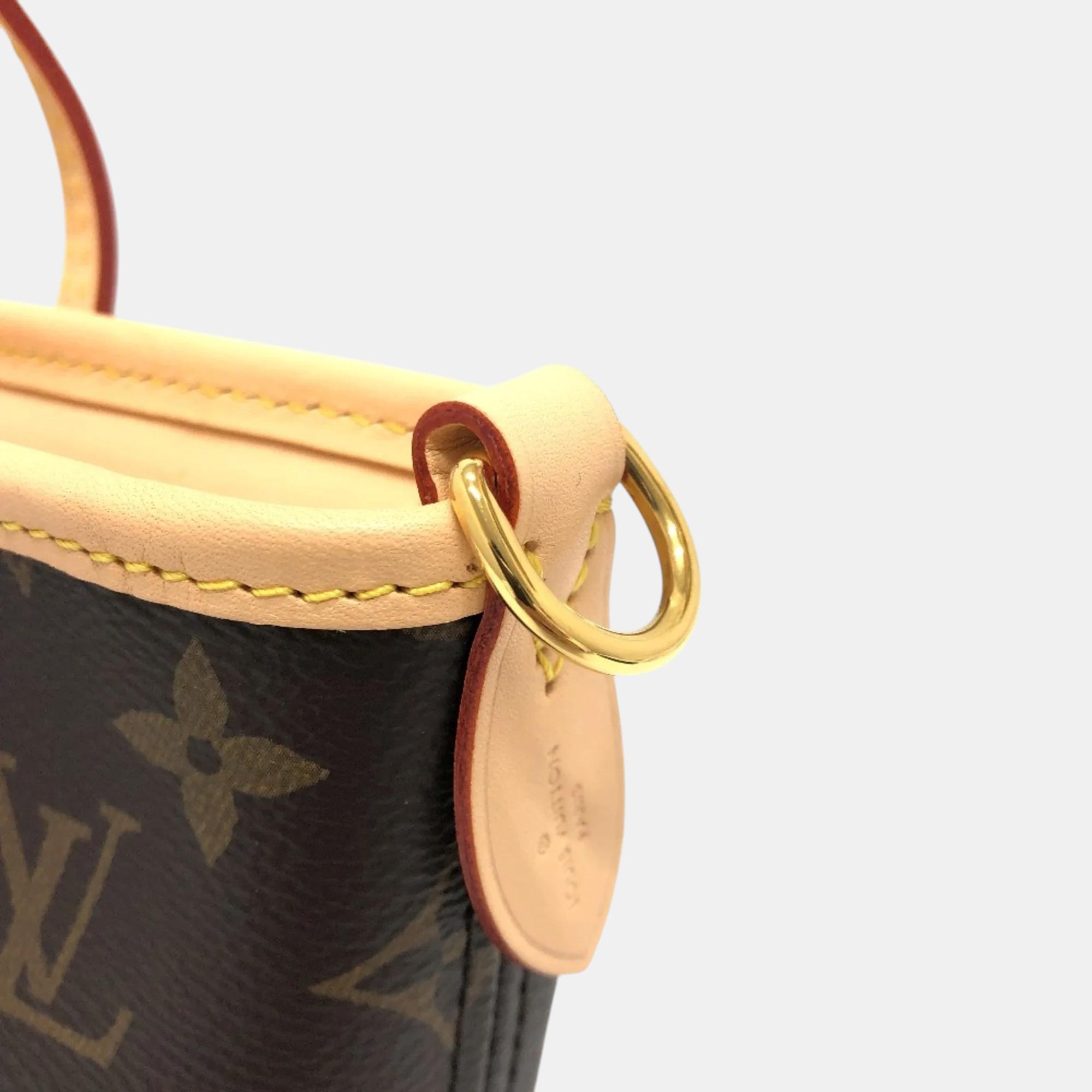 Louis Vuitton Neverfull BB Monogram Canvas Brown Bag