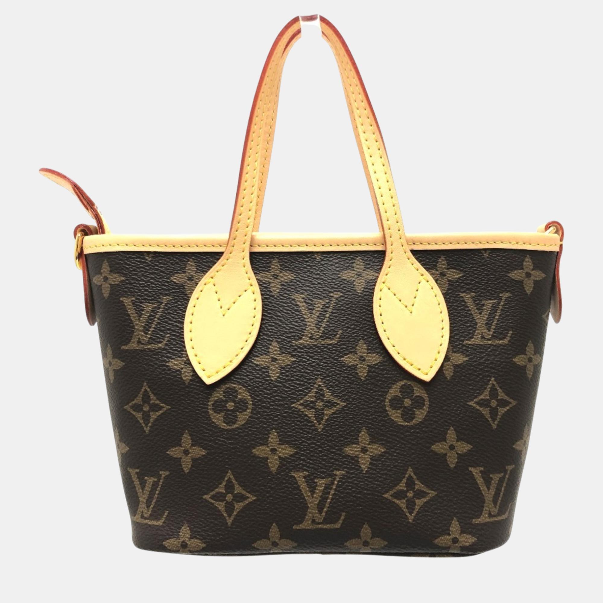 Louis Vuitton Neverfull BB Monogram Canvas Brown Bag