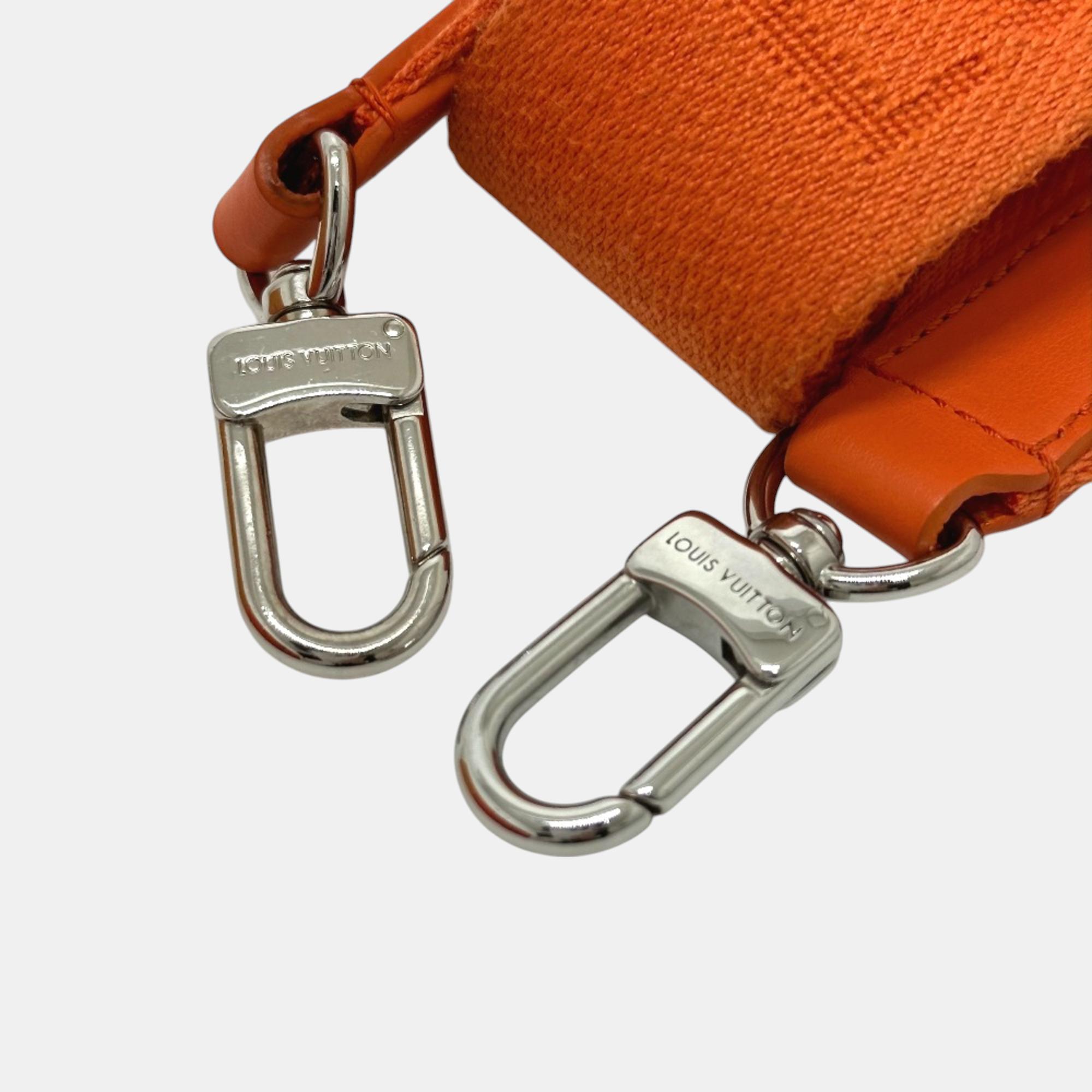 Louis Vuitton Orange LV Aerogram Crossbody Bag