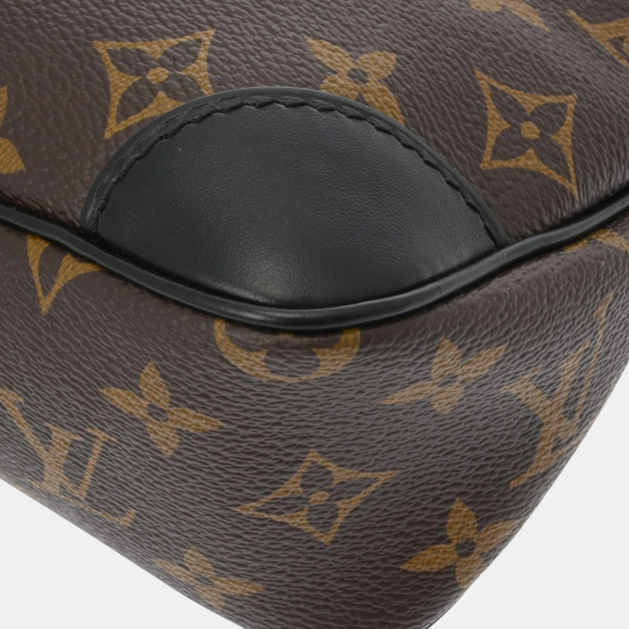 Louis Vuitton Brown/Noir Canvas Monogram Odeon NM PM Shoulder Bag