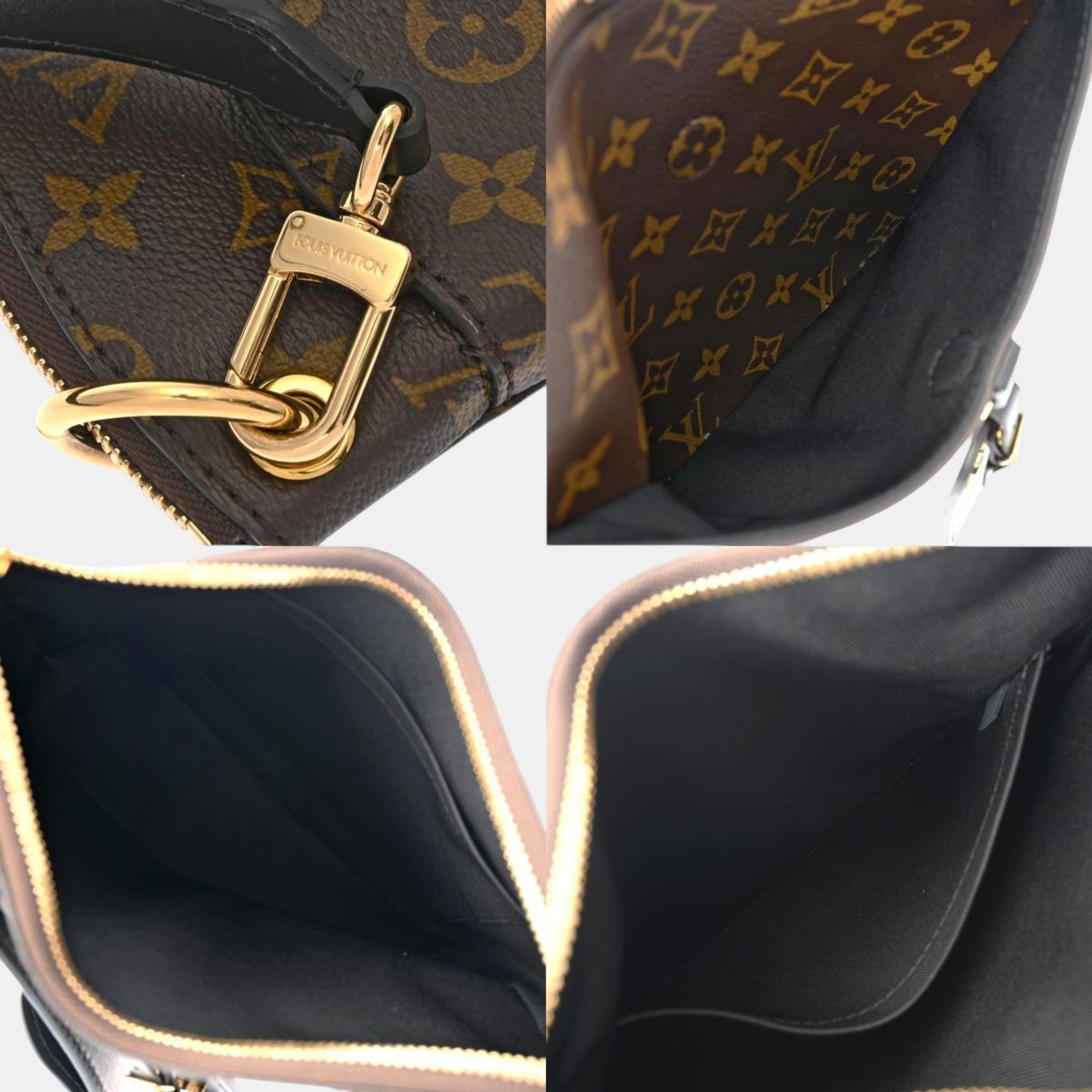 Louis Vuitton Brown/Noir Canvas Monogram Odeon NM PM Shoulder Bag