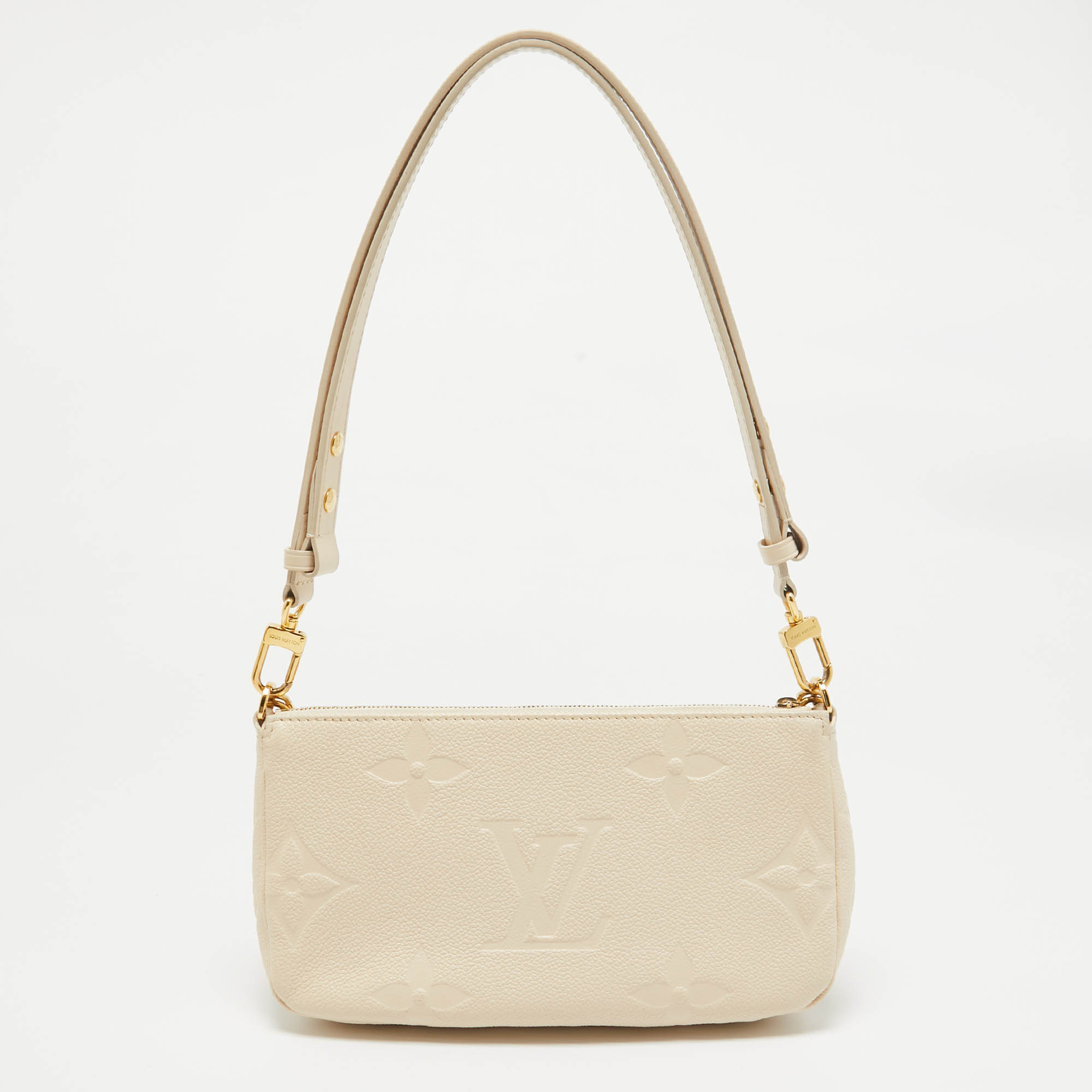 Louis Vuitton Cream Empreinte Leather Multi Pochette Accessoires Bag