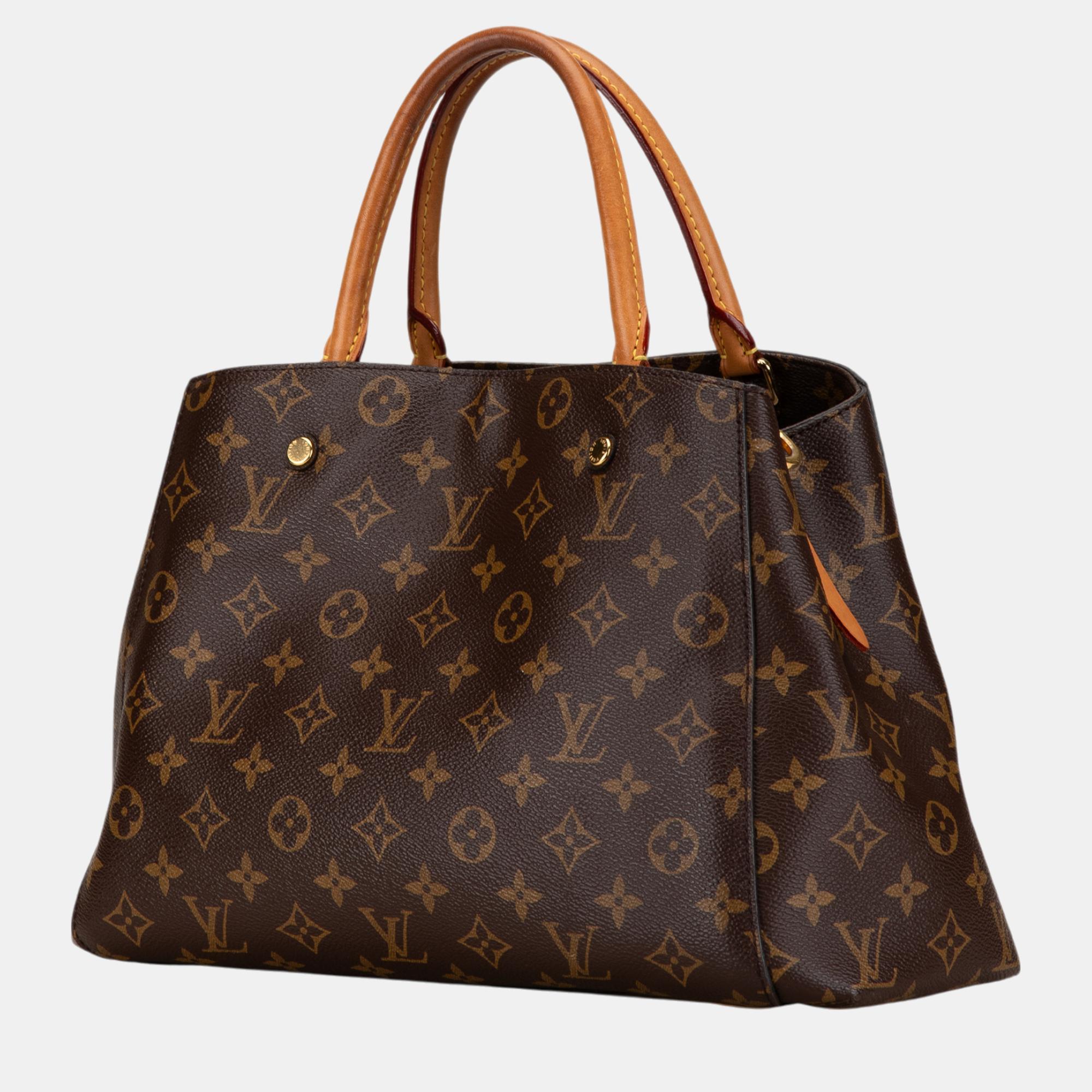 Louis Vuitton Brown Monogram Montaigne MM