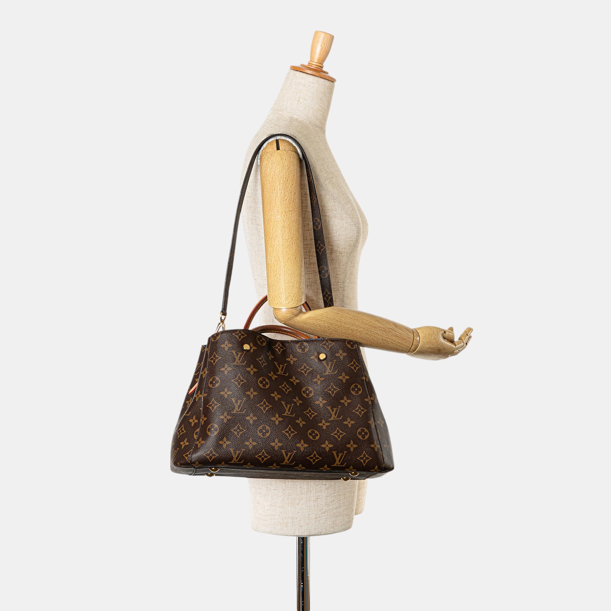 Louis Vuitton Brown Monogram Montaigne MM