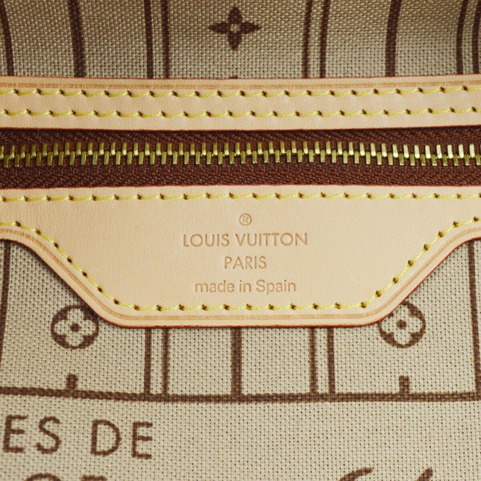 Louis Vuitton Monogram Neverfull MM Shoulder Tote Bag