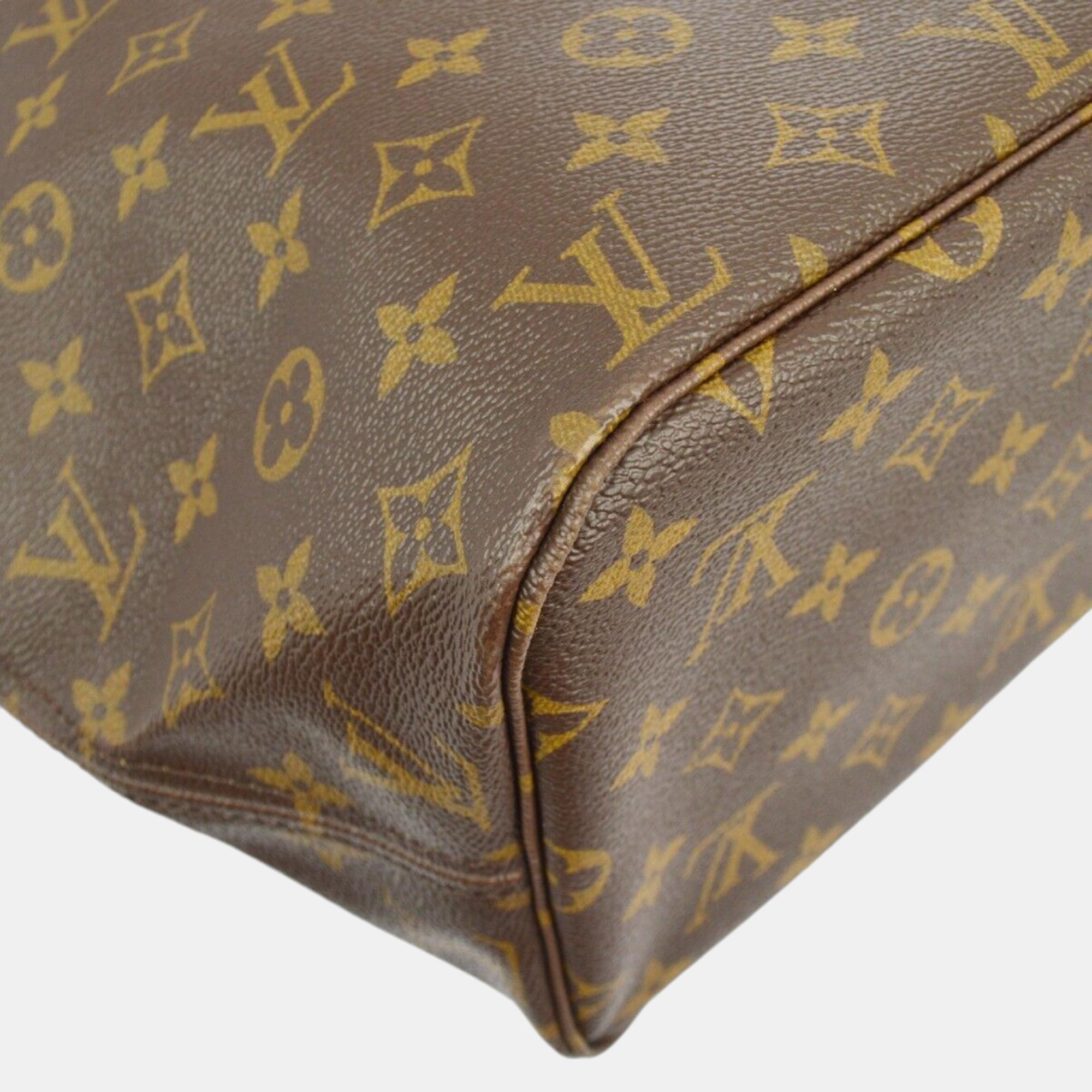 Louis Vuitton Monogram Neverfull MM Shoulder Tote Bag