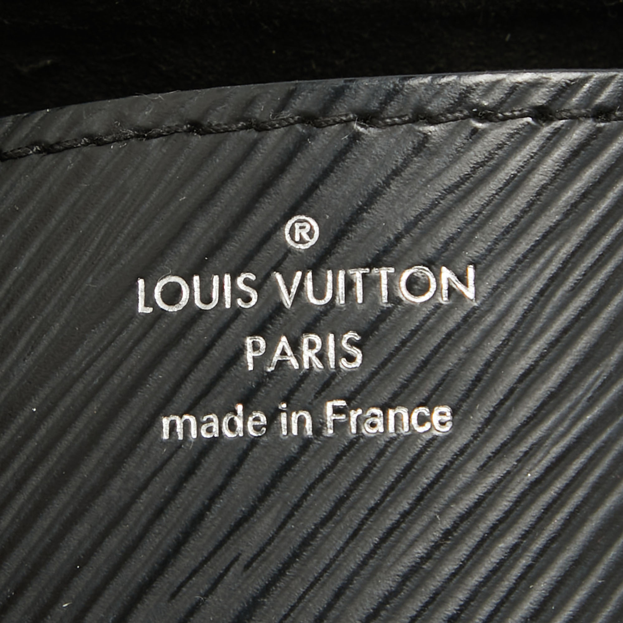 Louis Vuitton Black Epi Leather Twist PM Bag