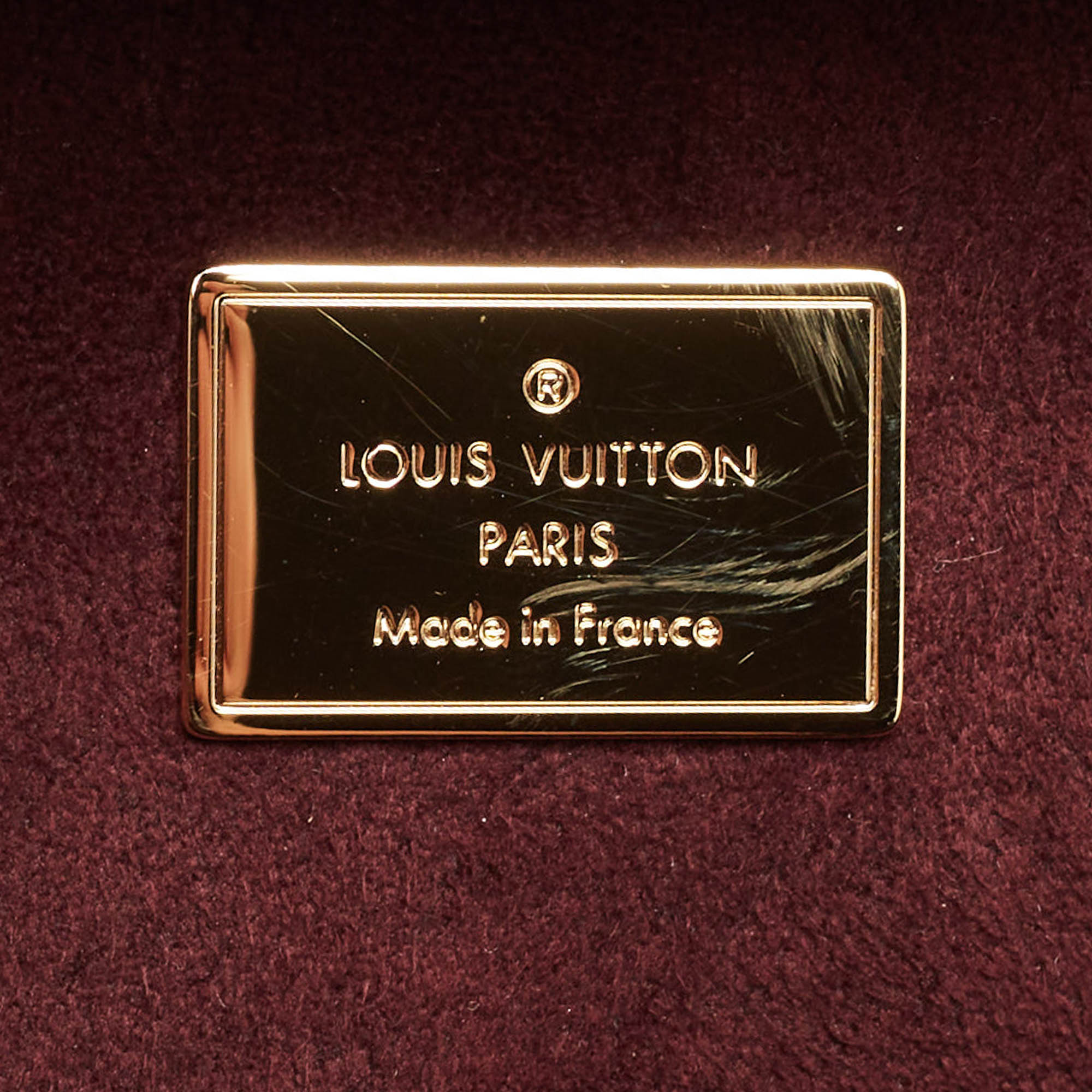 Louis Vuitton Amarante Monogram Vernis Melrose Bag