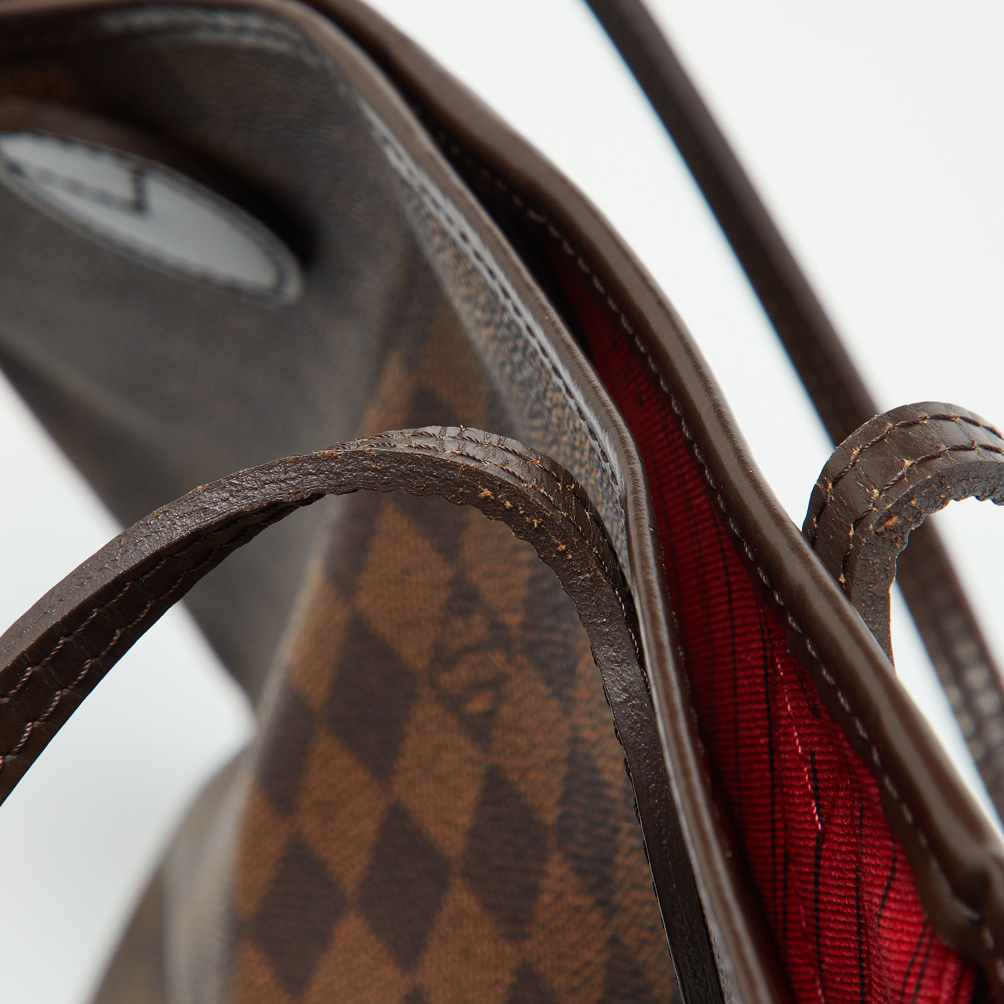 Louis Vuitton Damier Ebene Canvas Neverfull MM Bag