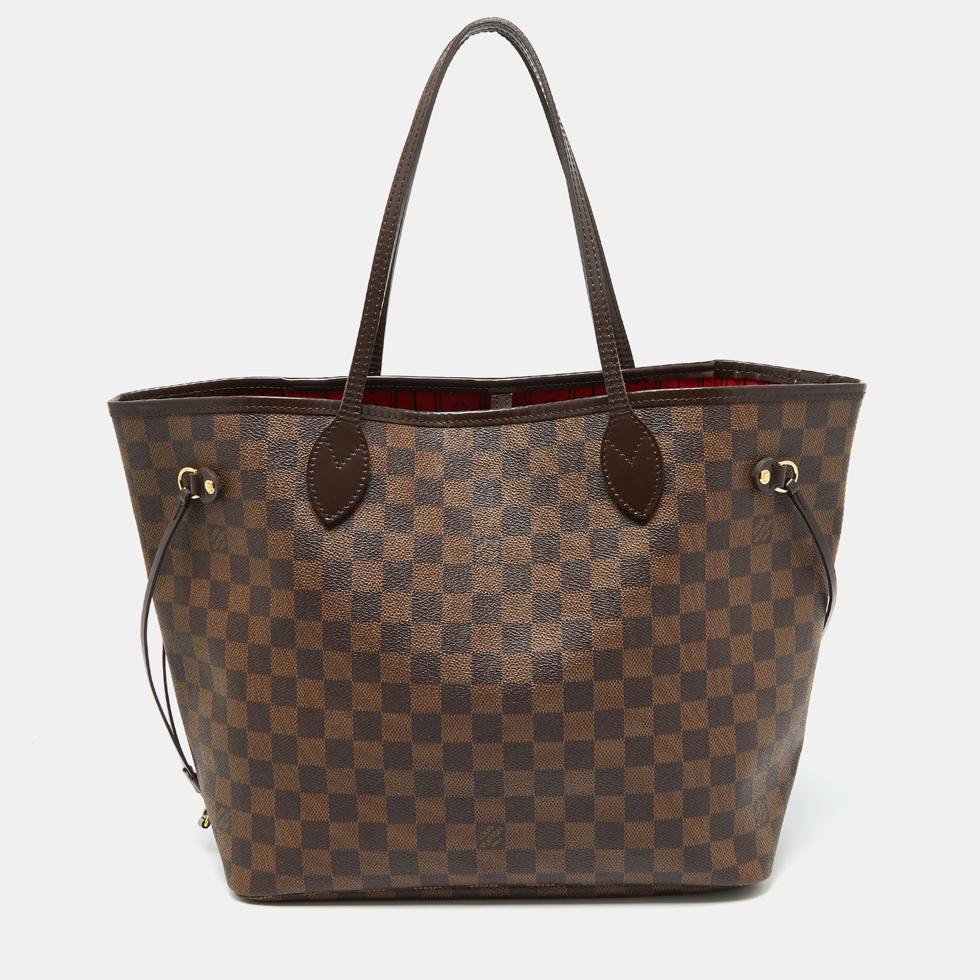 Louis Vuitton Damier Ebene Canvas Neverfull MM Bag