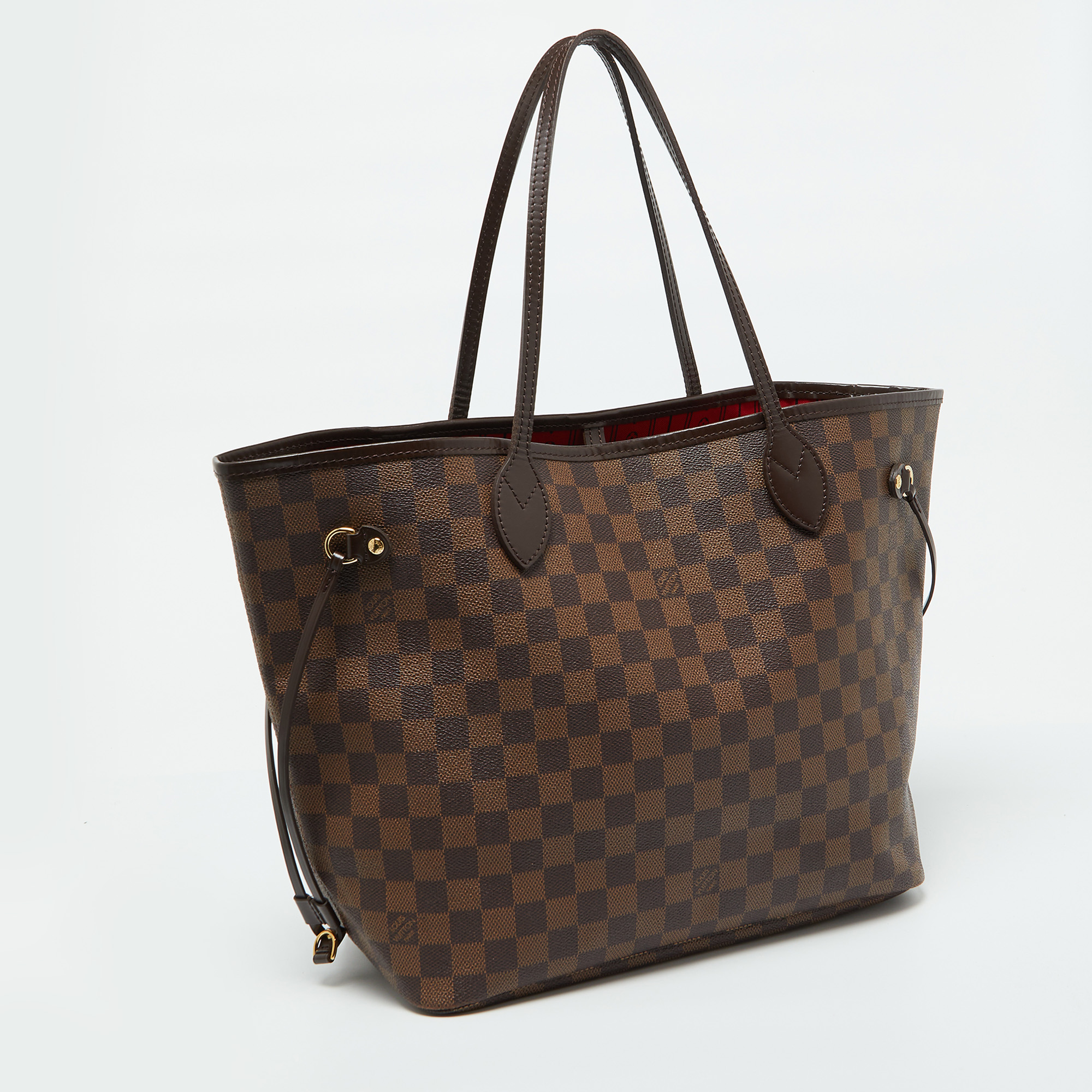 Louis Vuitton Damier Ebene Canvas Neverfull MM Bag