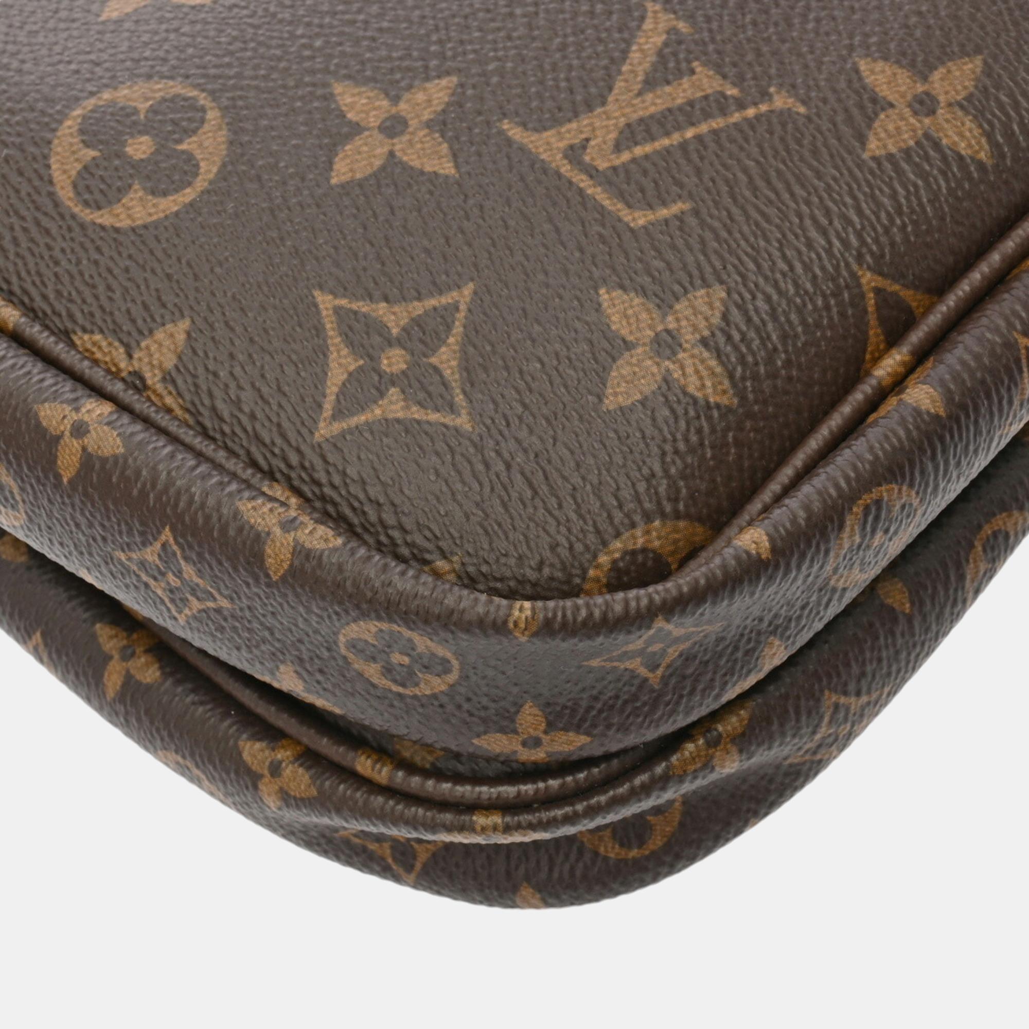 Louis Vuitton Rose Clair Canvas Monogram Multi Pochette Shoulder Bag