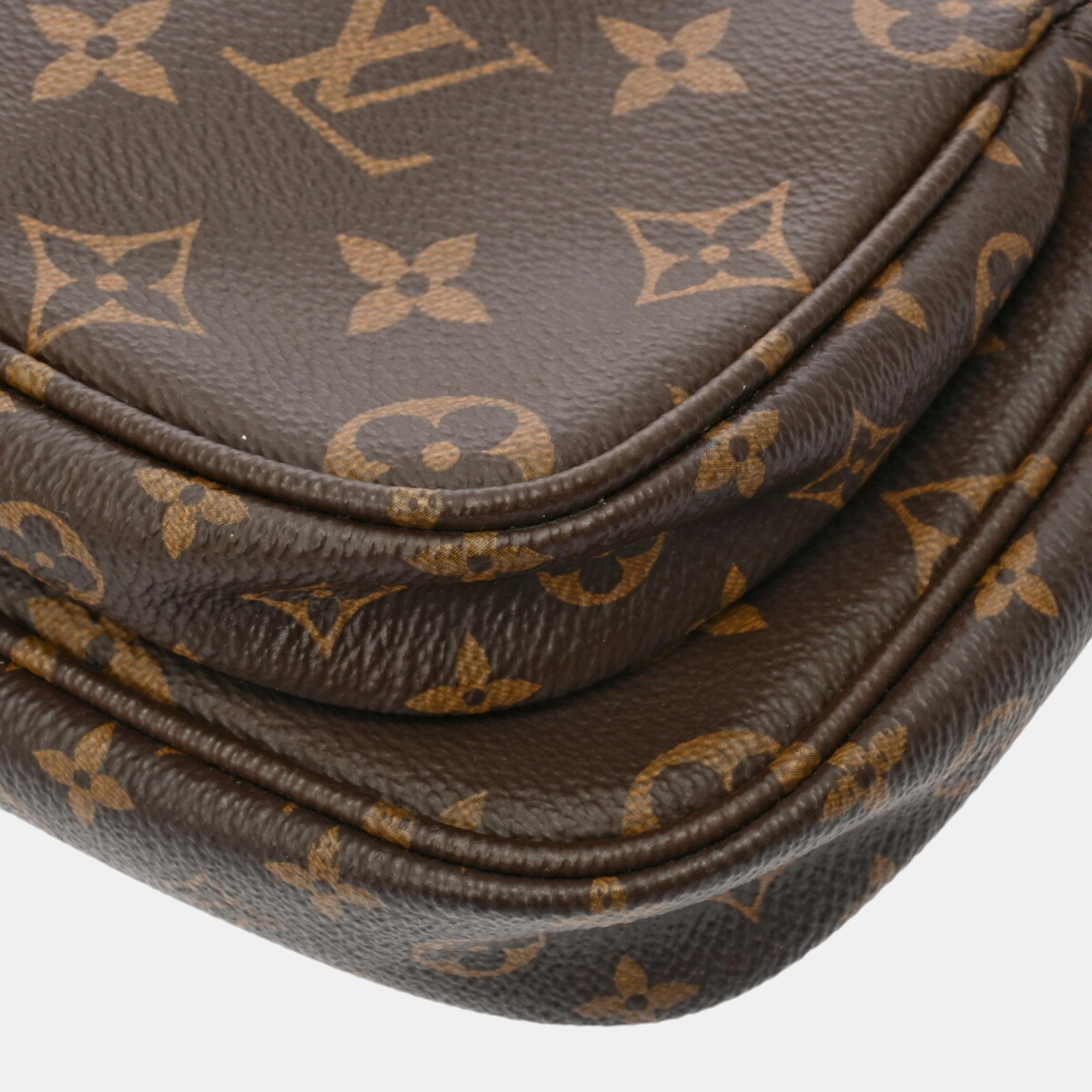 Louis Vuitton Rose Clair Canvas Monogram Multi Pochette Shoulder Bag