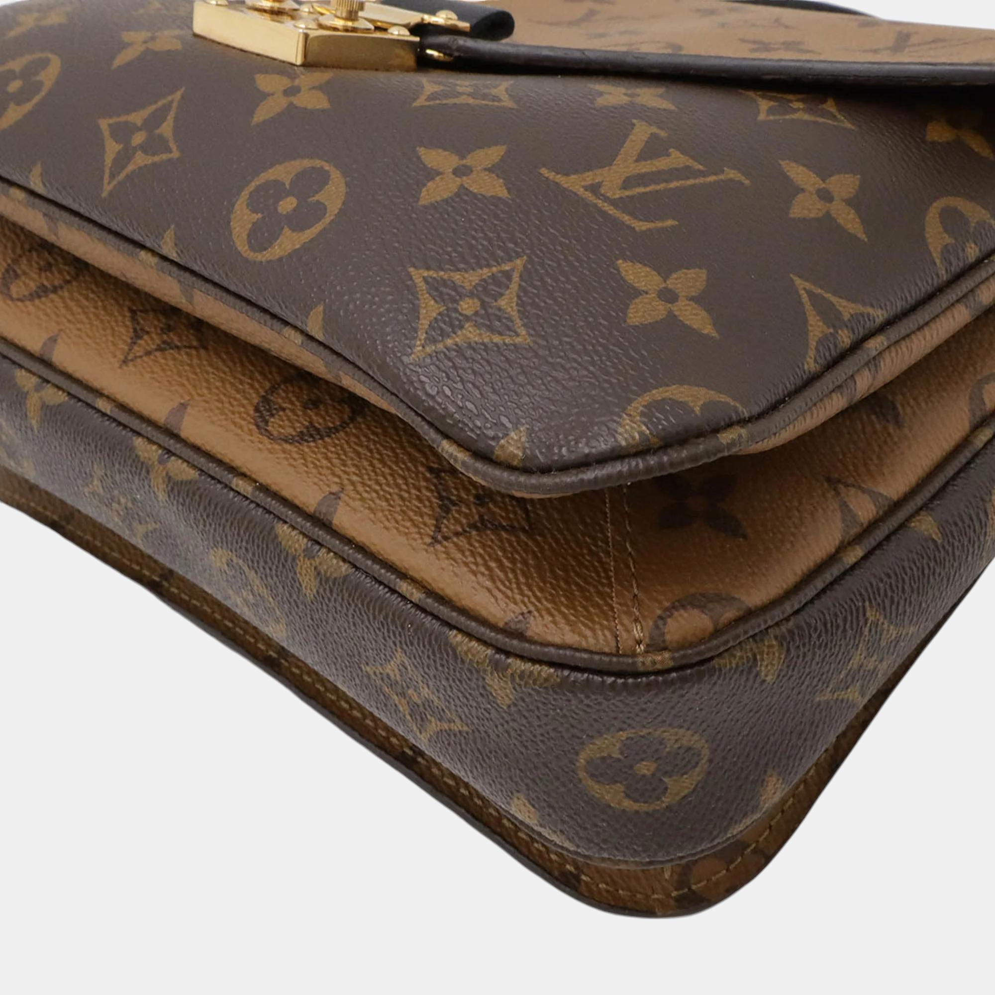 Louis Vuitton Monogram Reverse Pochette Metis MM Handbag