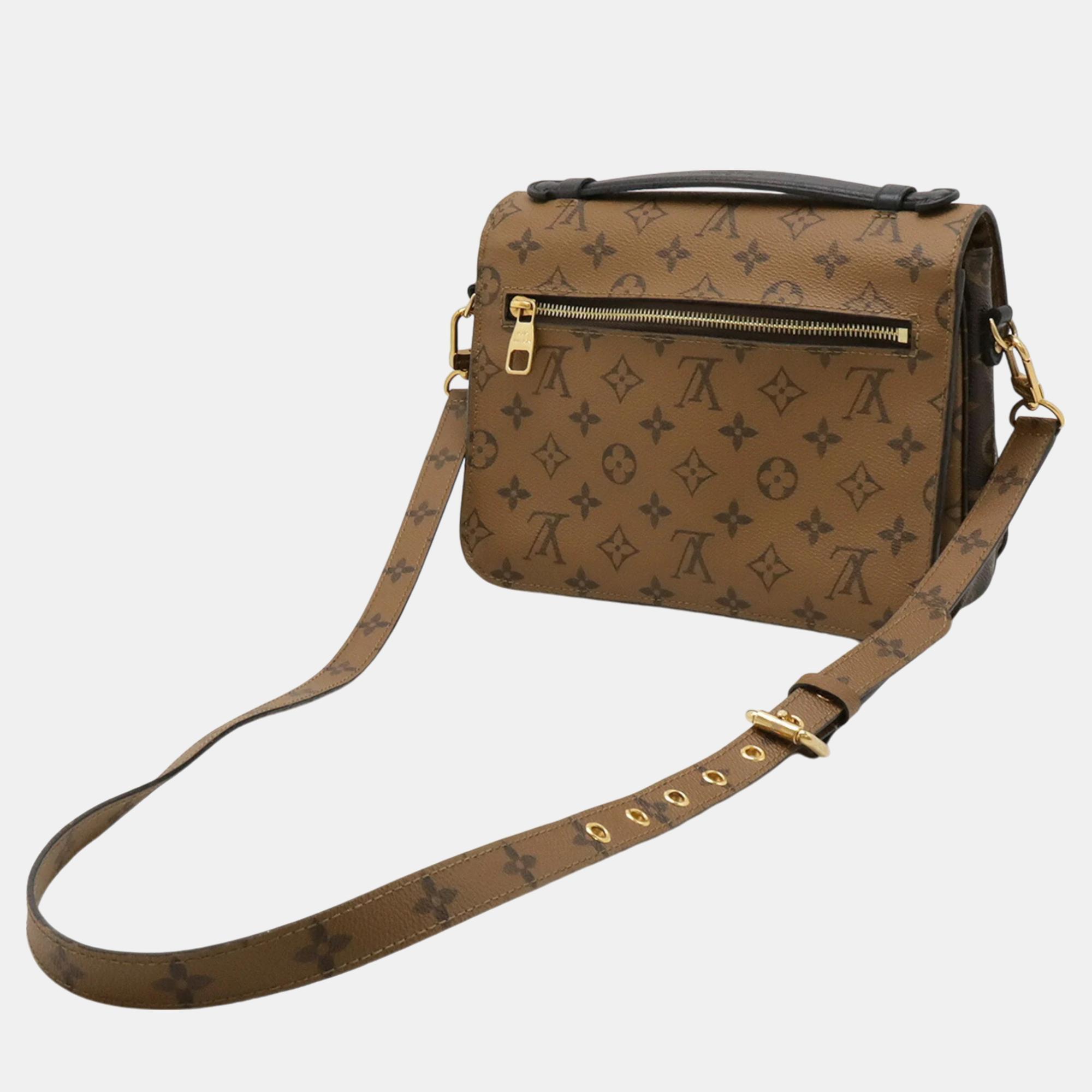 Louis Vuitton Monogram Reverse Pochette Metis MM Handbag