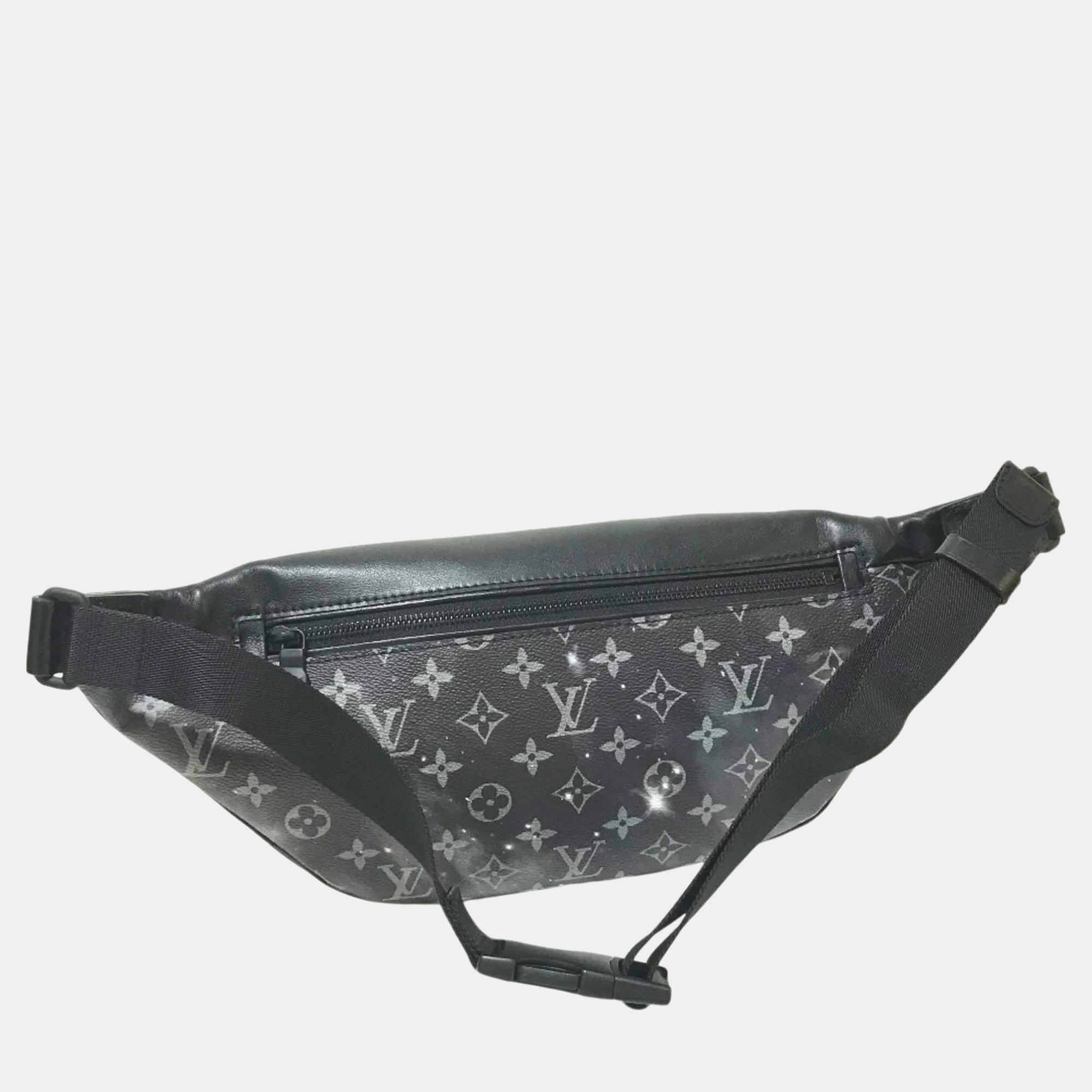 Louis Vuitton Black Canvas Monogram Galaxy Discovery Bum Bag