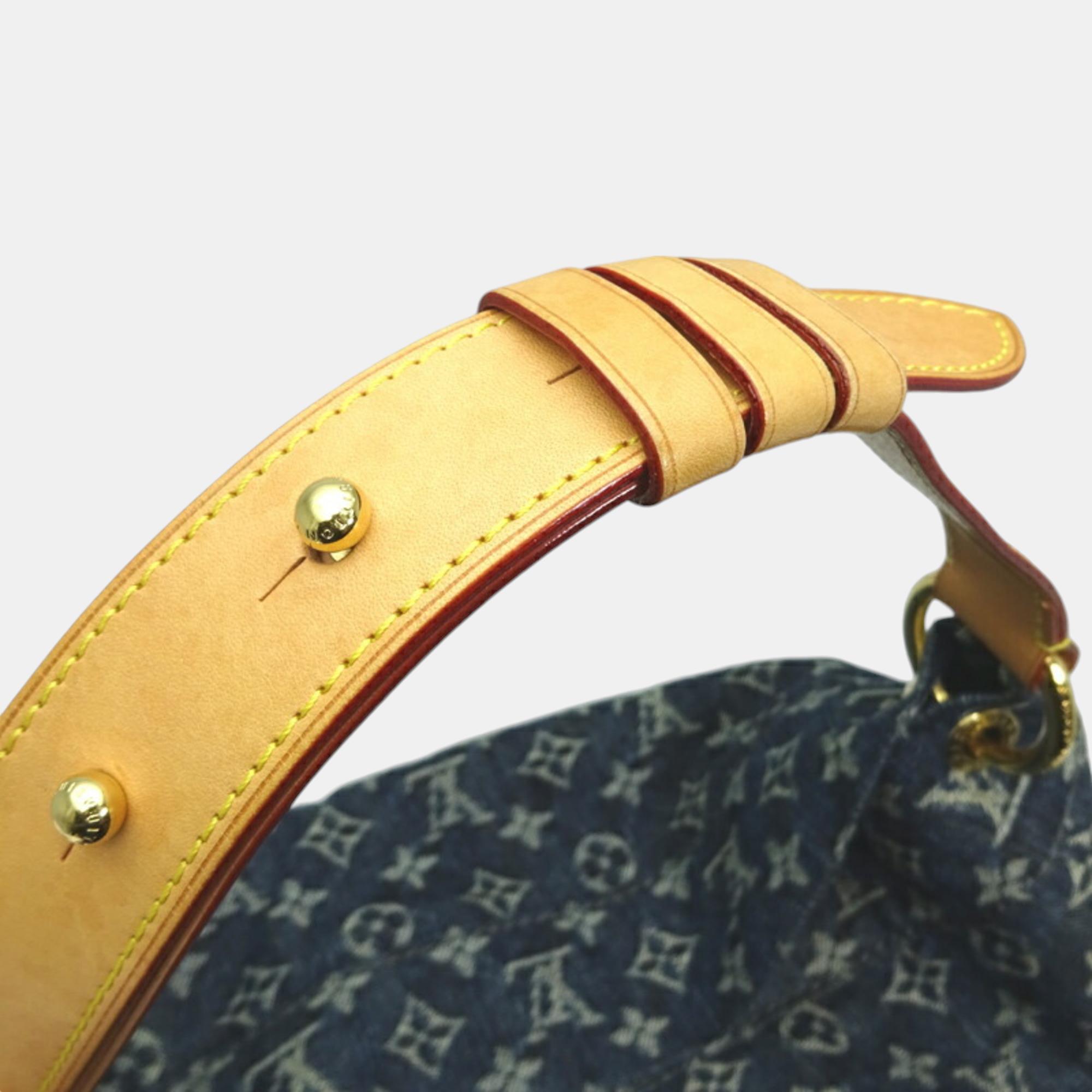 Louis Vuitton Monogram Denim Blue Daily GM Shoulder Bag